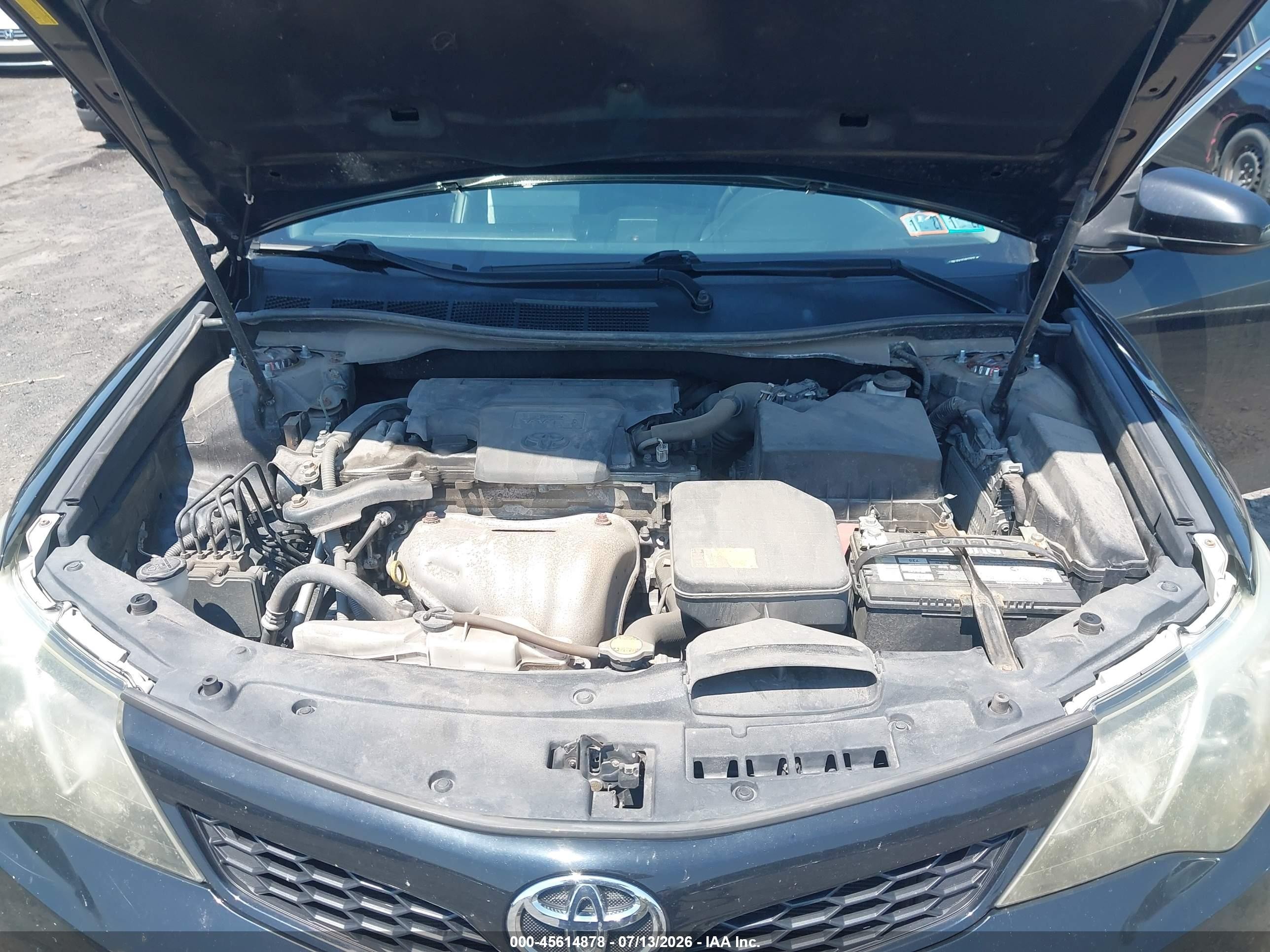 2014 Toyota Camry Se Black vin: 4T1BF1FK1EU817916