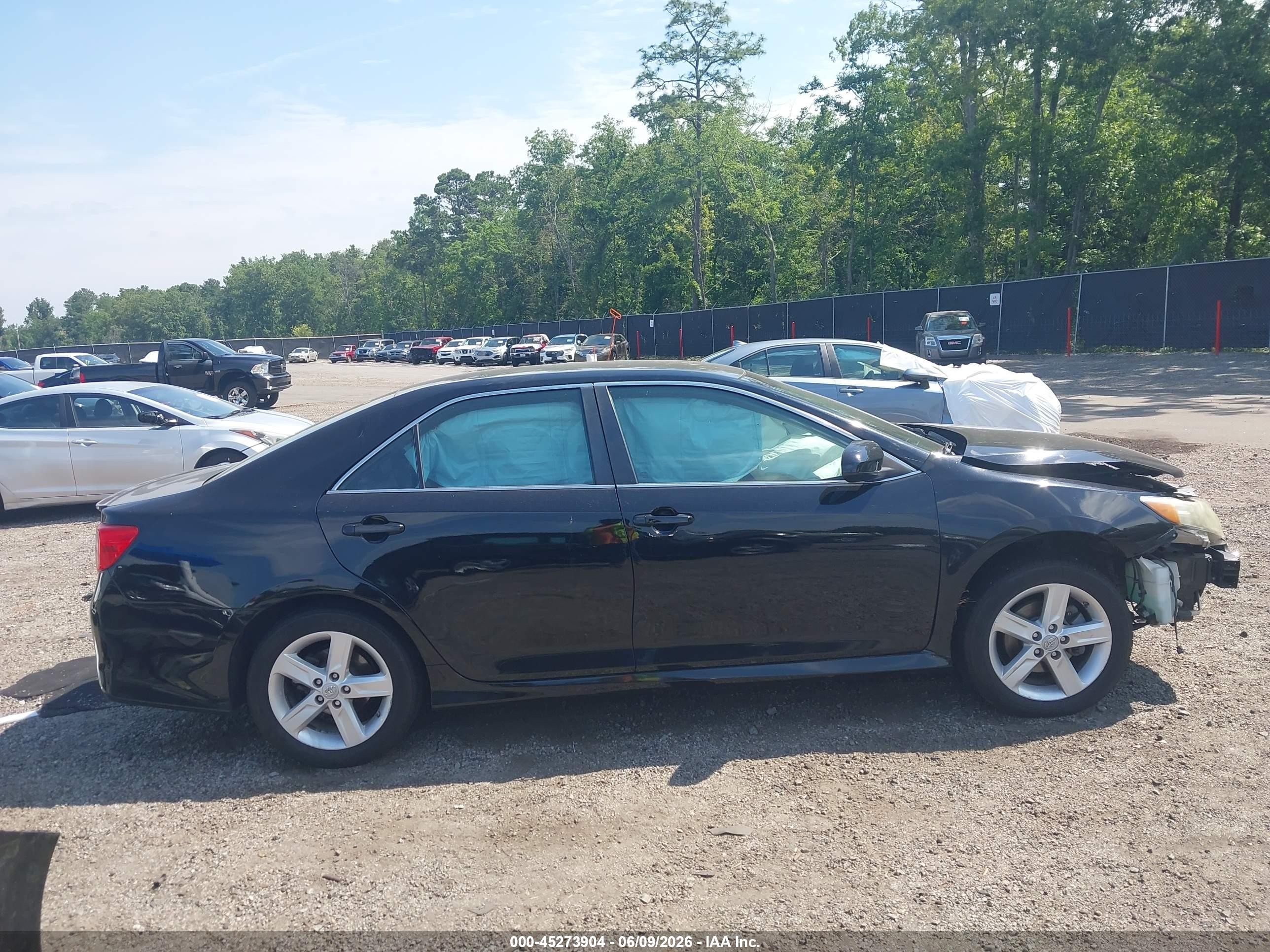 2014 Toyota Camry Se Black vin: 4T1BF1FK1EU819133