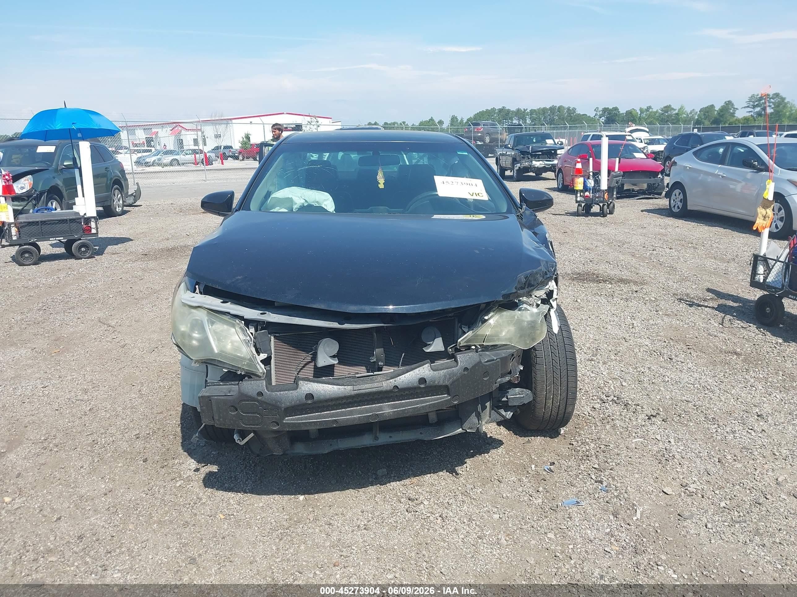 2014 Toyota Camry Se Black vin: 4T1BF1FK1EU819133