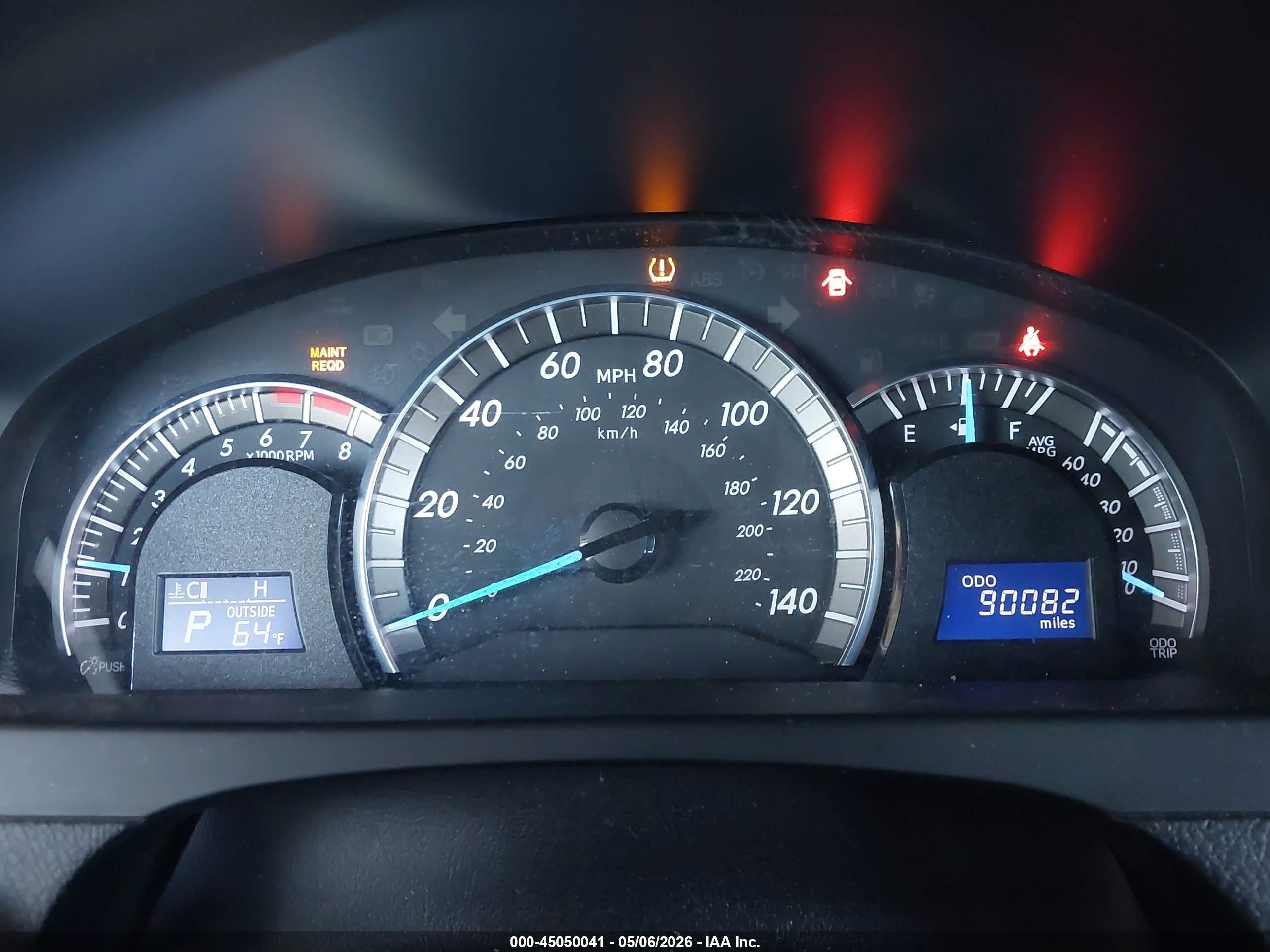 2014 Toyota Camry Se Red vin: 4T1BF1FK1EU819987