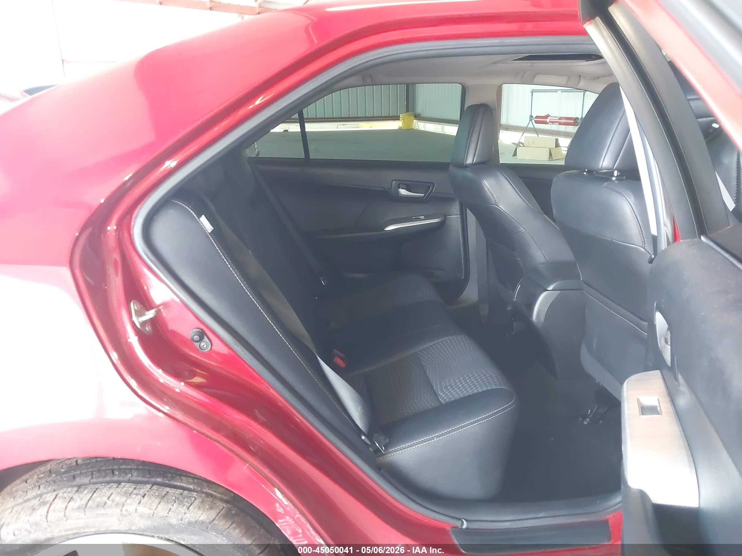 2014 Toyota Camry Se Red vin: 4T1BF1FK1EU819987