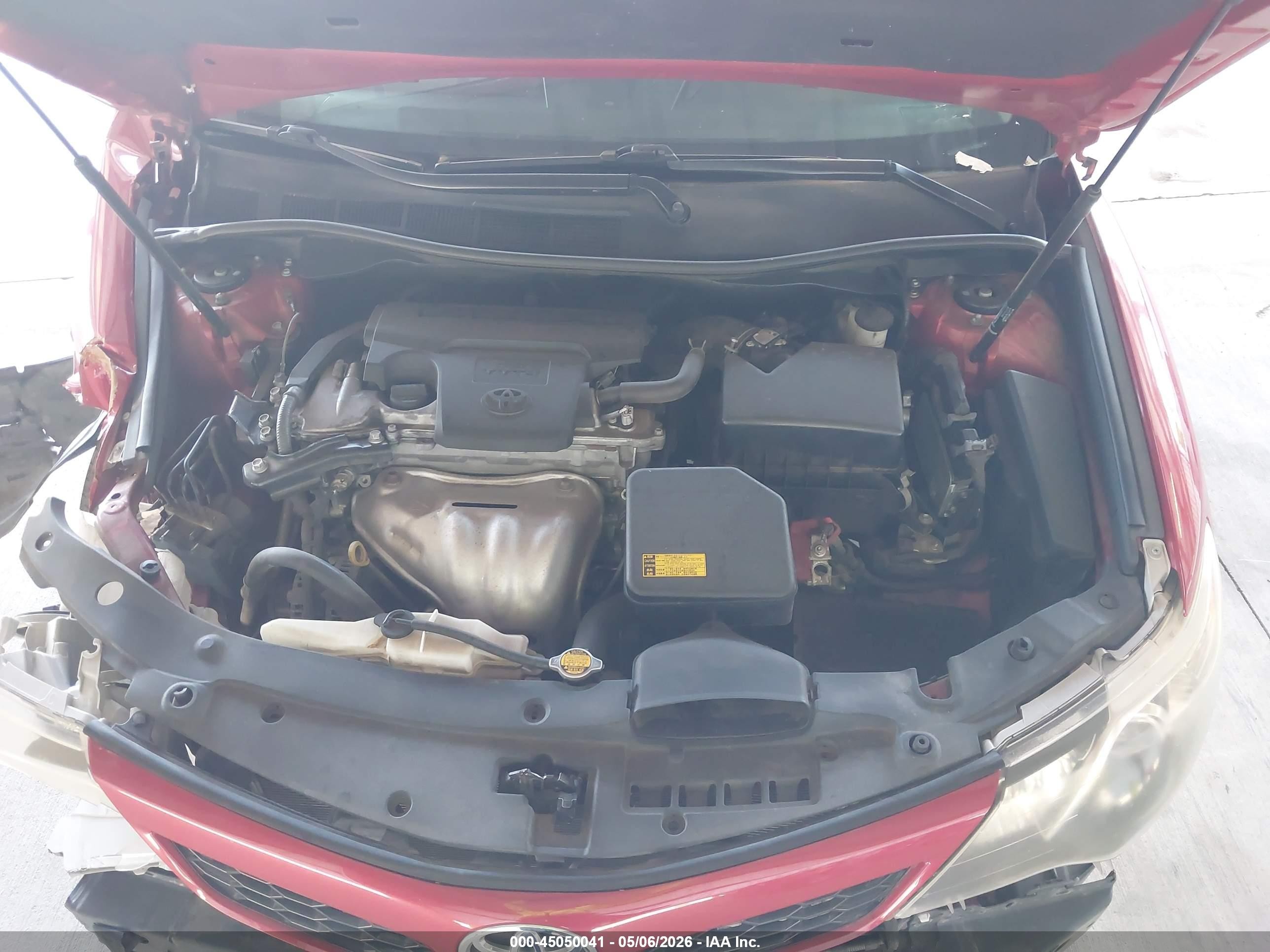 2014 Toyota Camry Se Red vin: 4T1BF1FK1EU819987