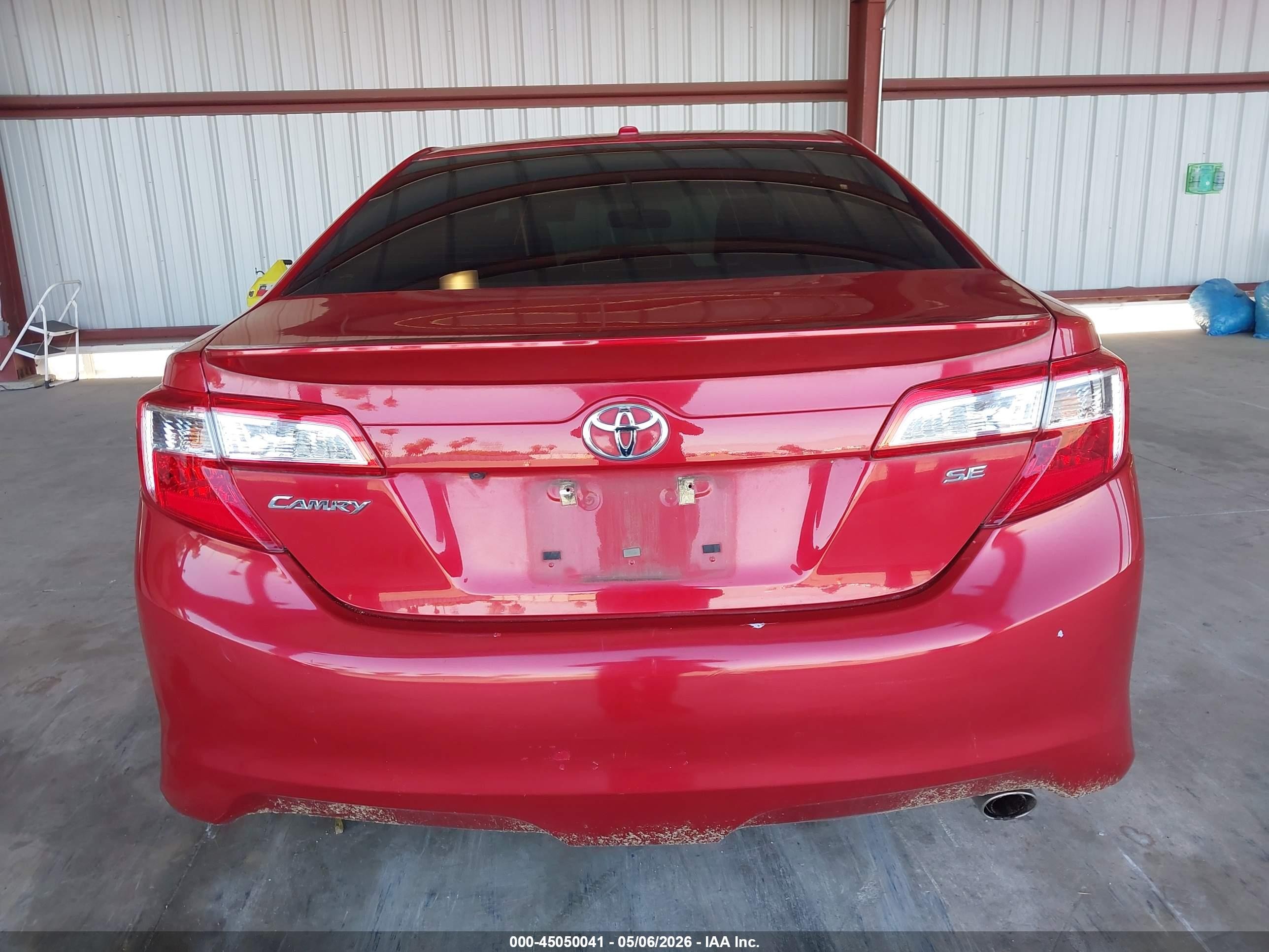 2014 Toyota Camry Se Red vin: 4T1BF1FK1EU819987