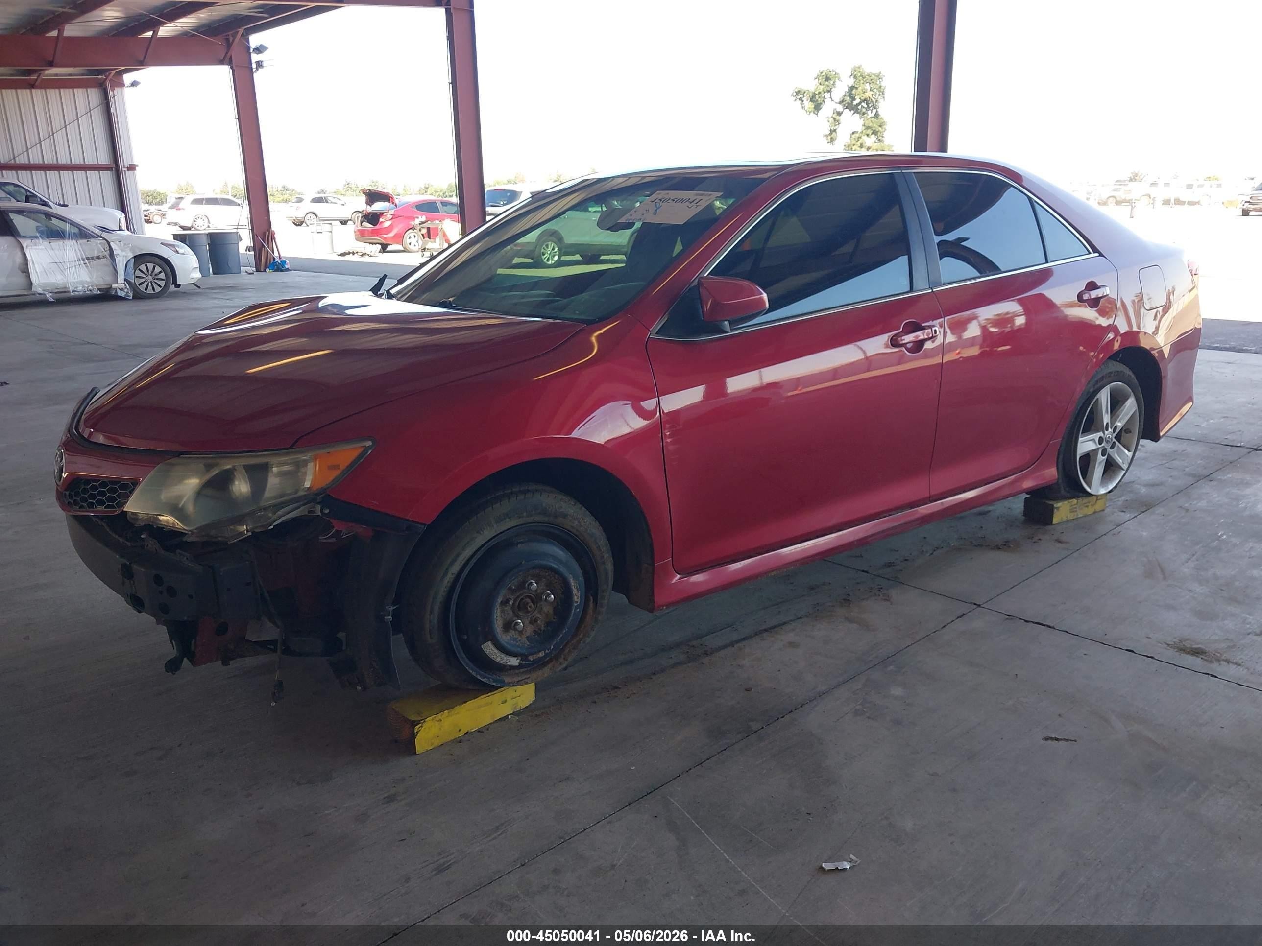 2014 Toyota Camry Se Red vin: 4T1BF1FK1EU819987