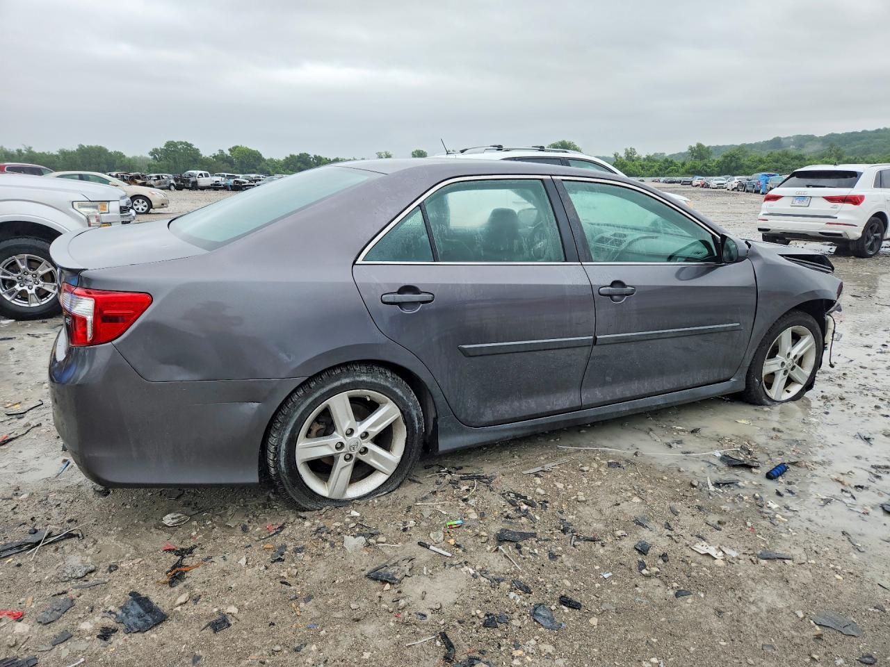 2014 Toyota Camry Se Серый vin: 4T1BF1FK1EU820671