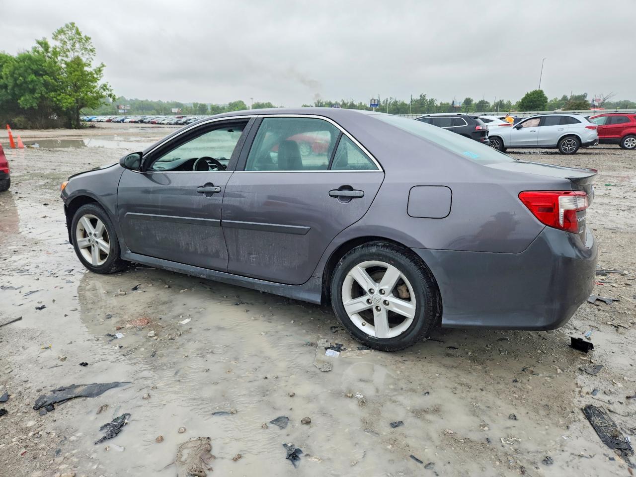 2014 Toyota Camry Se Серый vin: 4T1BF1FK1EU820671