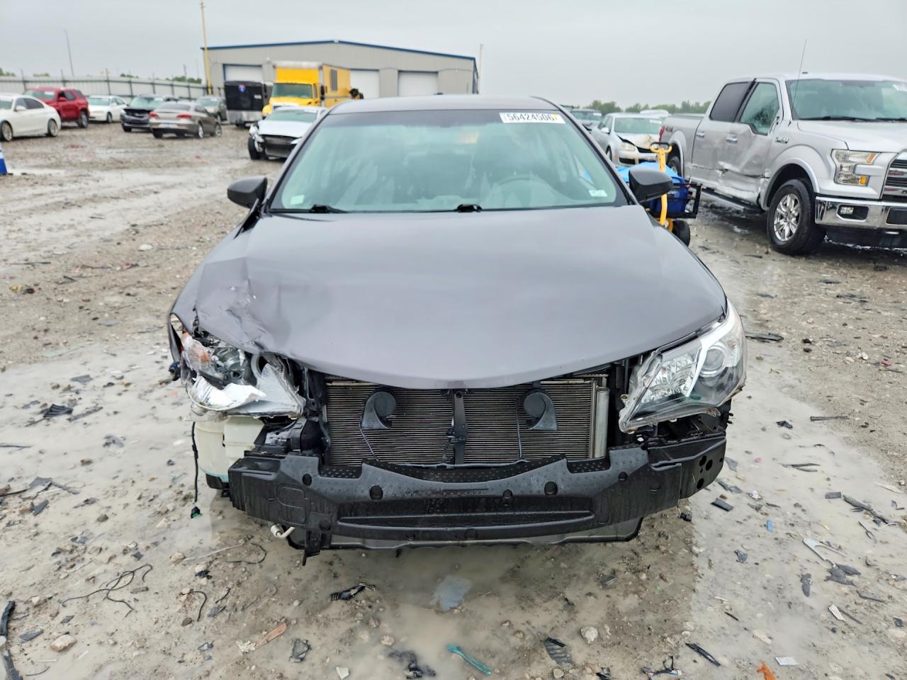 2014 Toyota Camry Se Серый vin: 4T1BF1FK1EU820671
