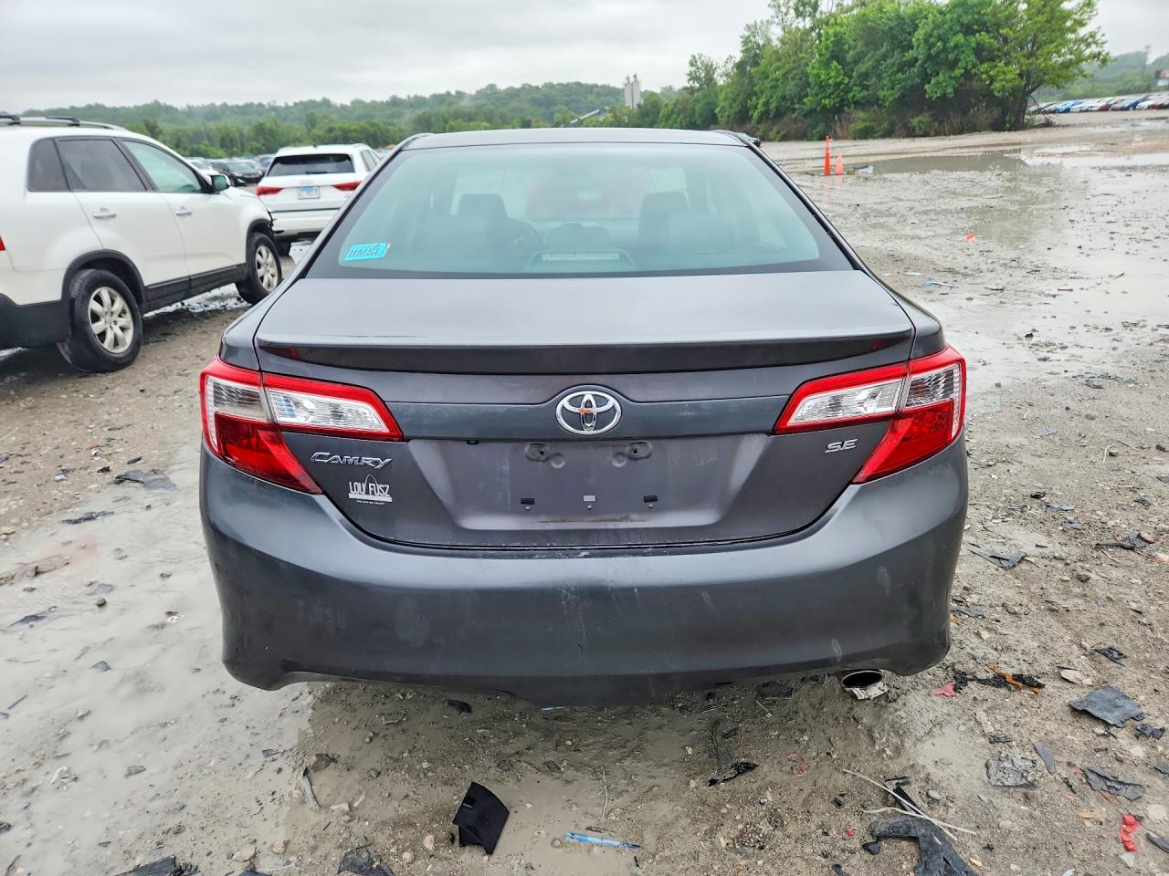 2014 Toyota Camry Se Серый vin: 4T1BF1FK1EU820671