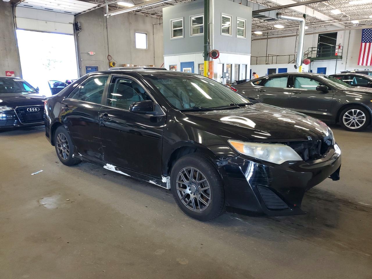 2014 Toyota Camry L Black vin: 4T1BF1FK1EU850057