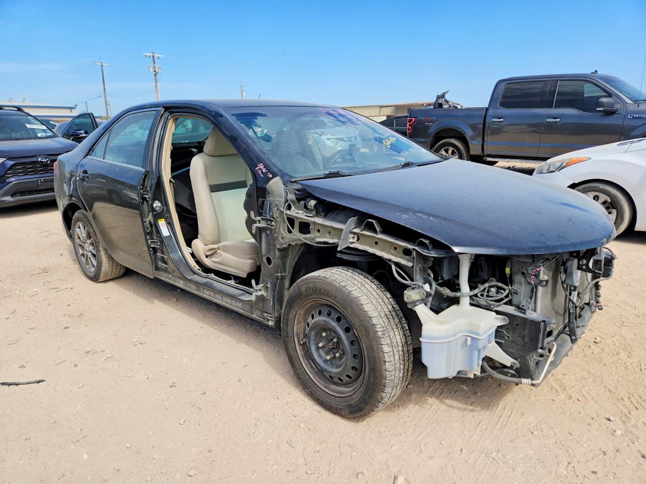 2014 Toyota Camry Le Черный vin: 4T1BF1FK1EU850060