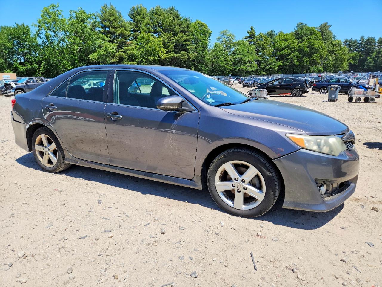 2014 Toyota Camry Se Gray vin: 4T1BF1FK1EU851287