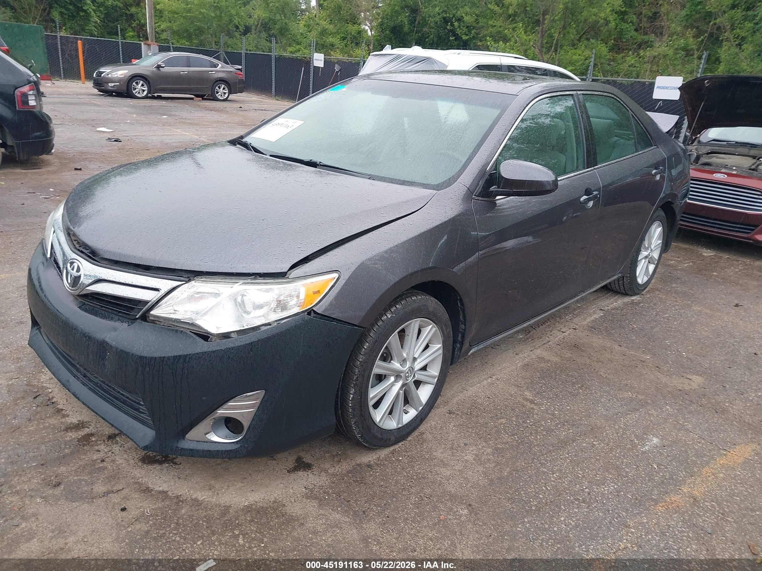 2014 Toyota Camry Xle Gray vin: 4T1BF1FK1EU862810