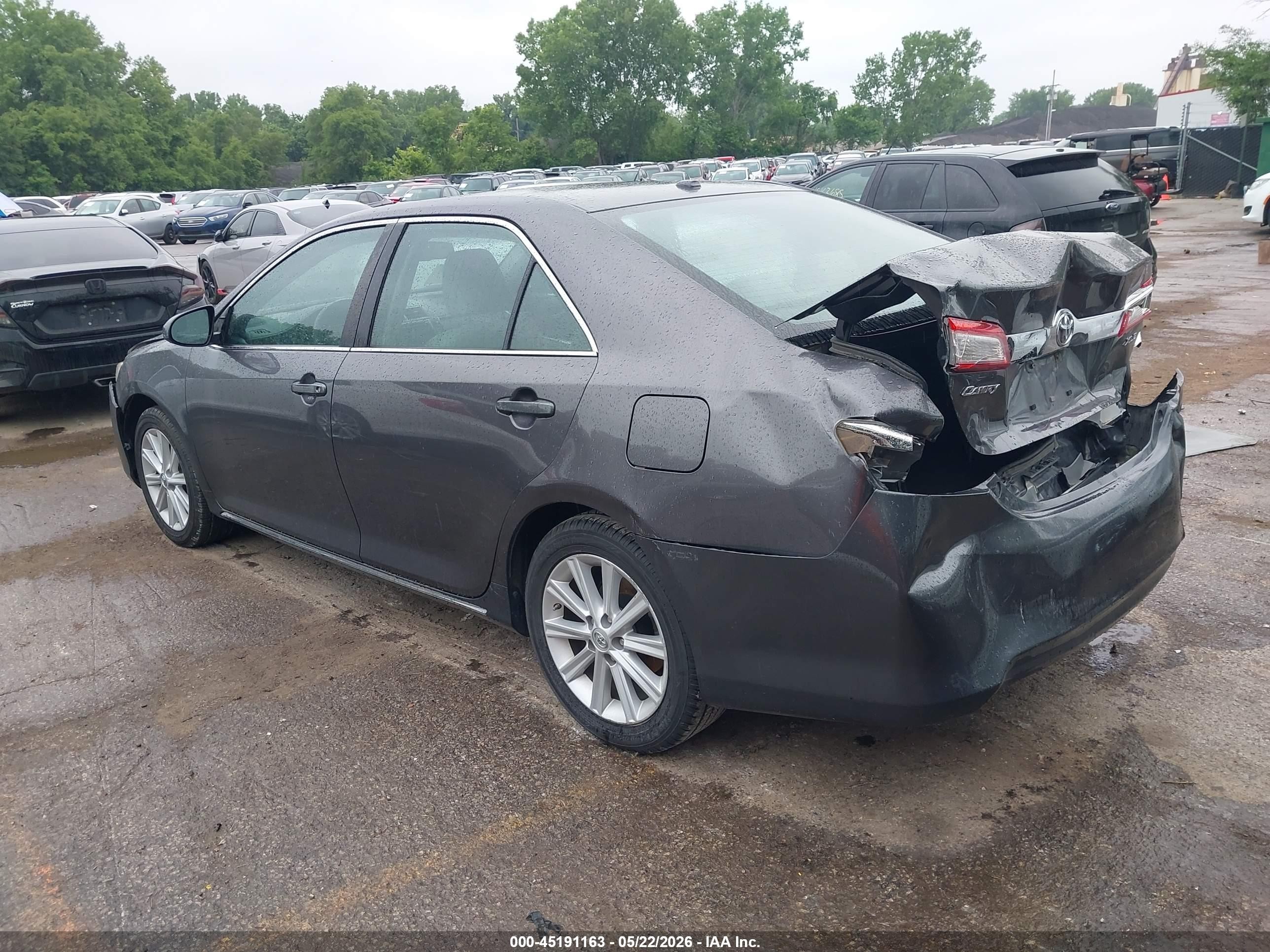 2014 Toyota Camry Xle Gray vin: 4T1BF1FK1EU862810