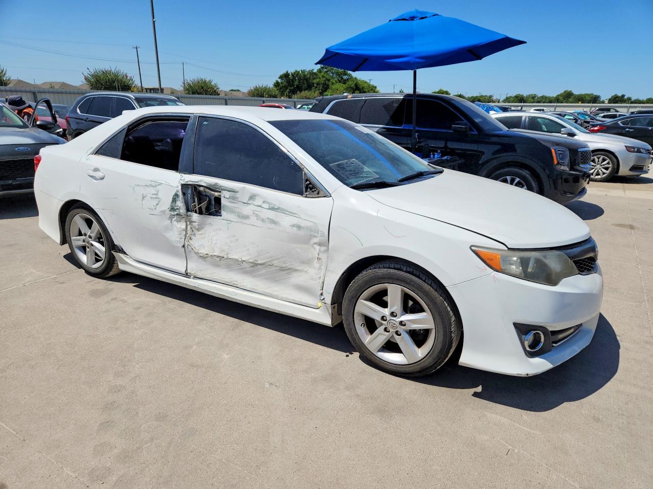 2014 Toyota Camry Se White vin: 4T1BF1FK1EU864606
