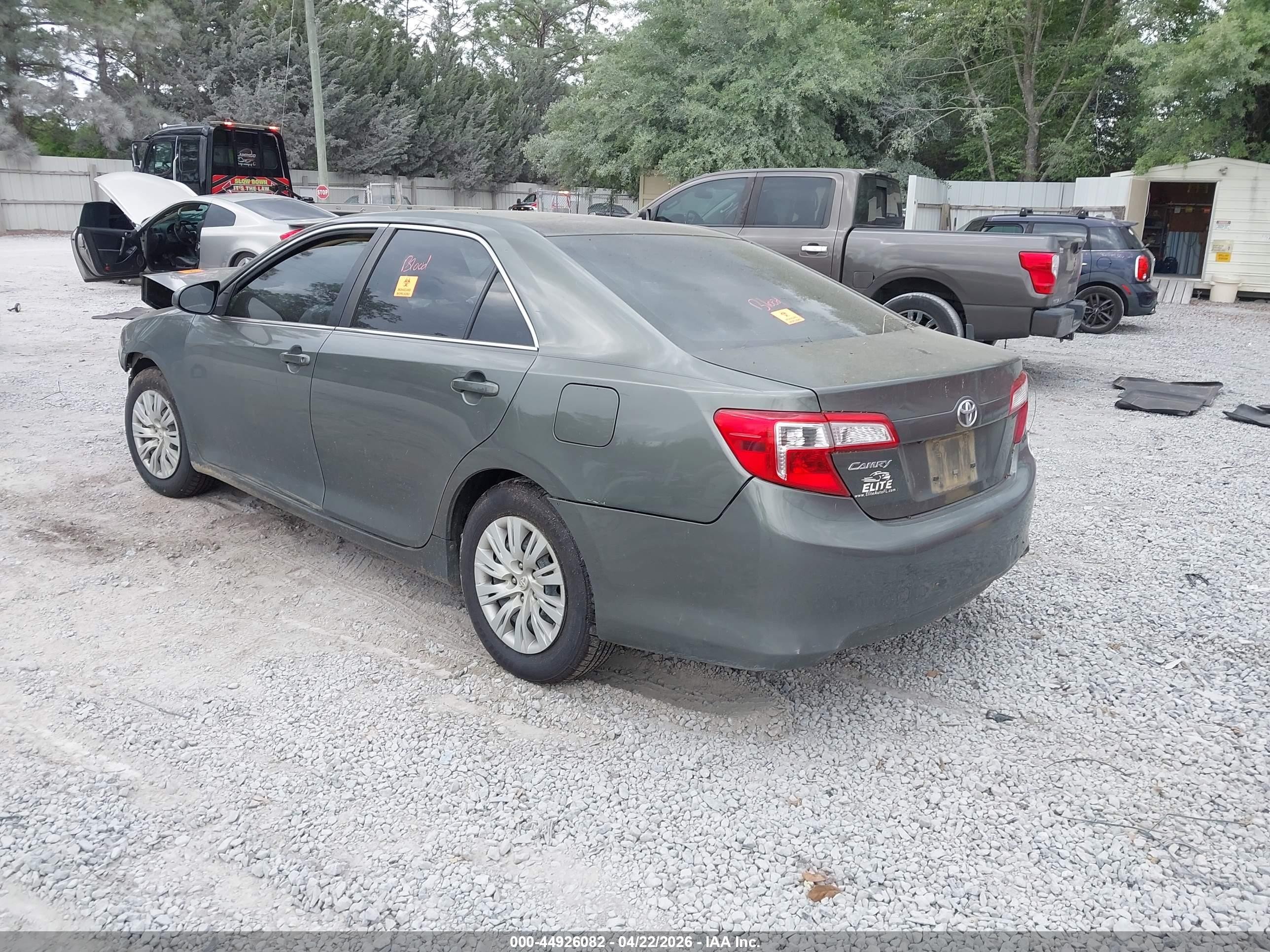 2014 Toyota Camry L Green vin: 4T1BF1FK1EU871068