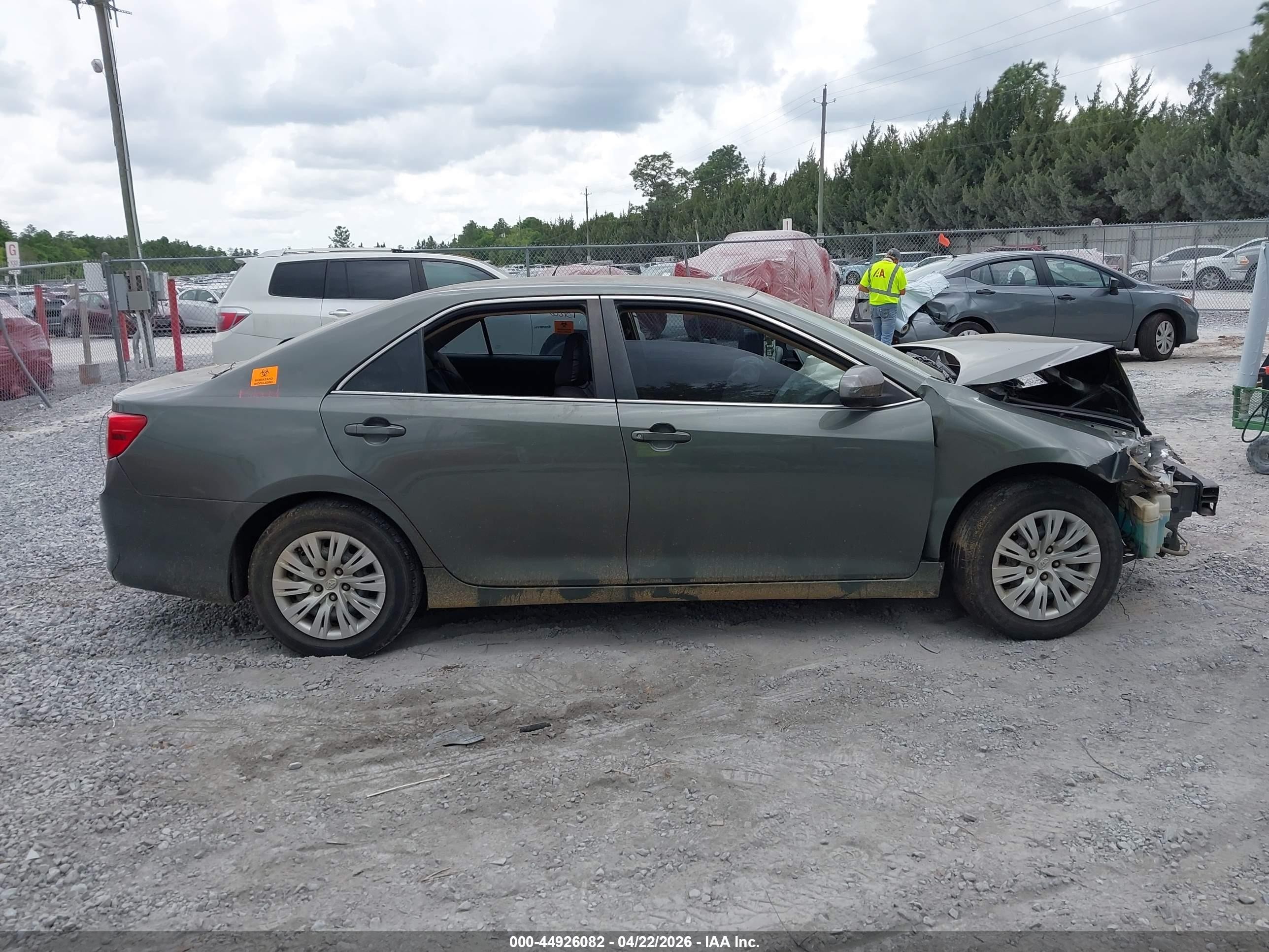 2014 Toyota Camry L Green vin: 4T1BF1FK1EU871068