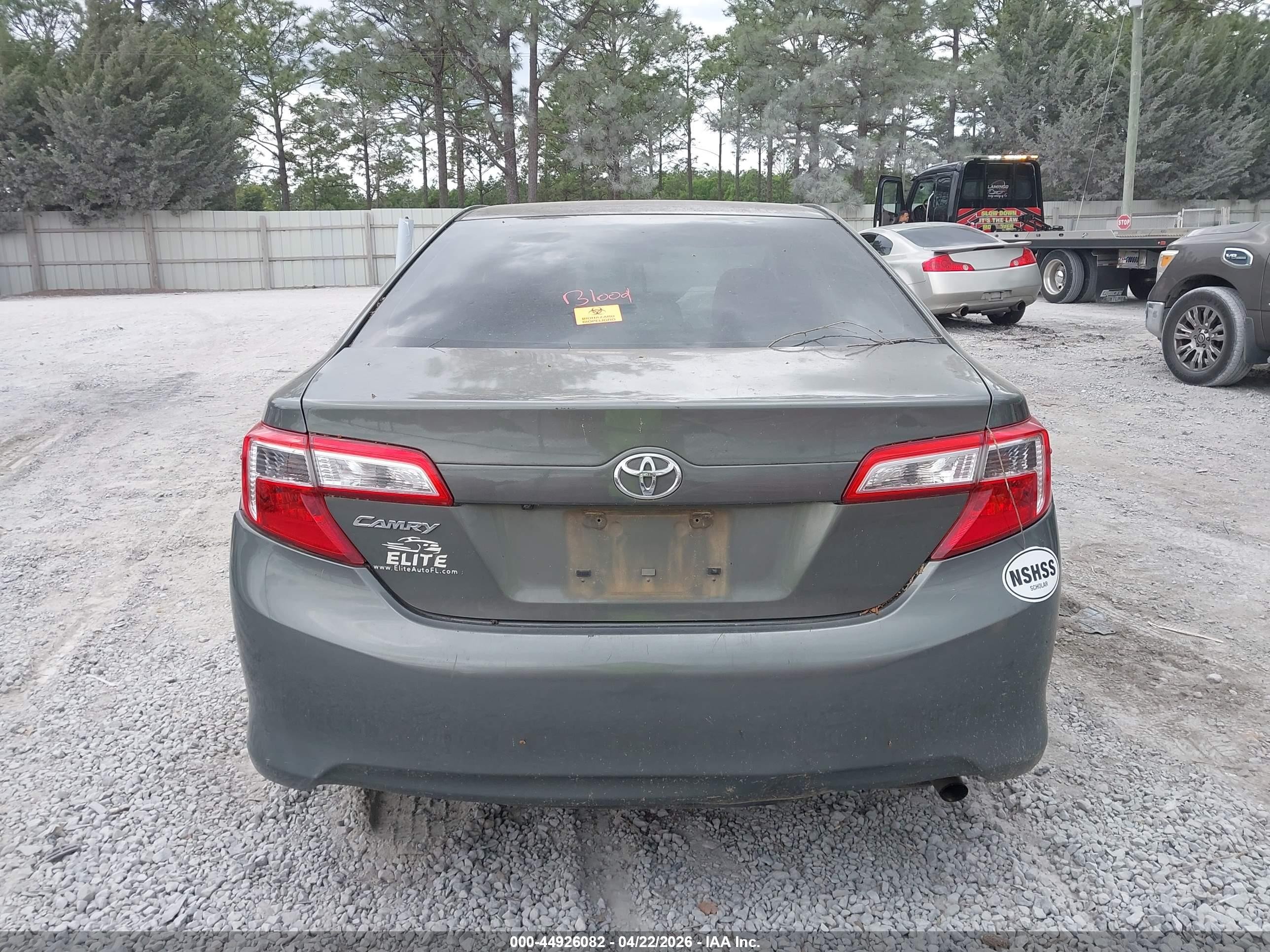 2014 Toyota Camry L Green vin: 4T1BF1FK1EU871068