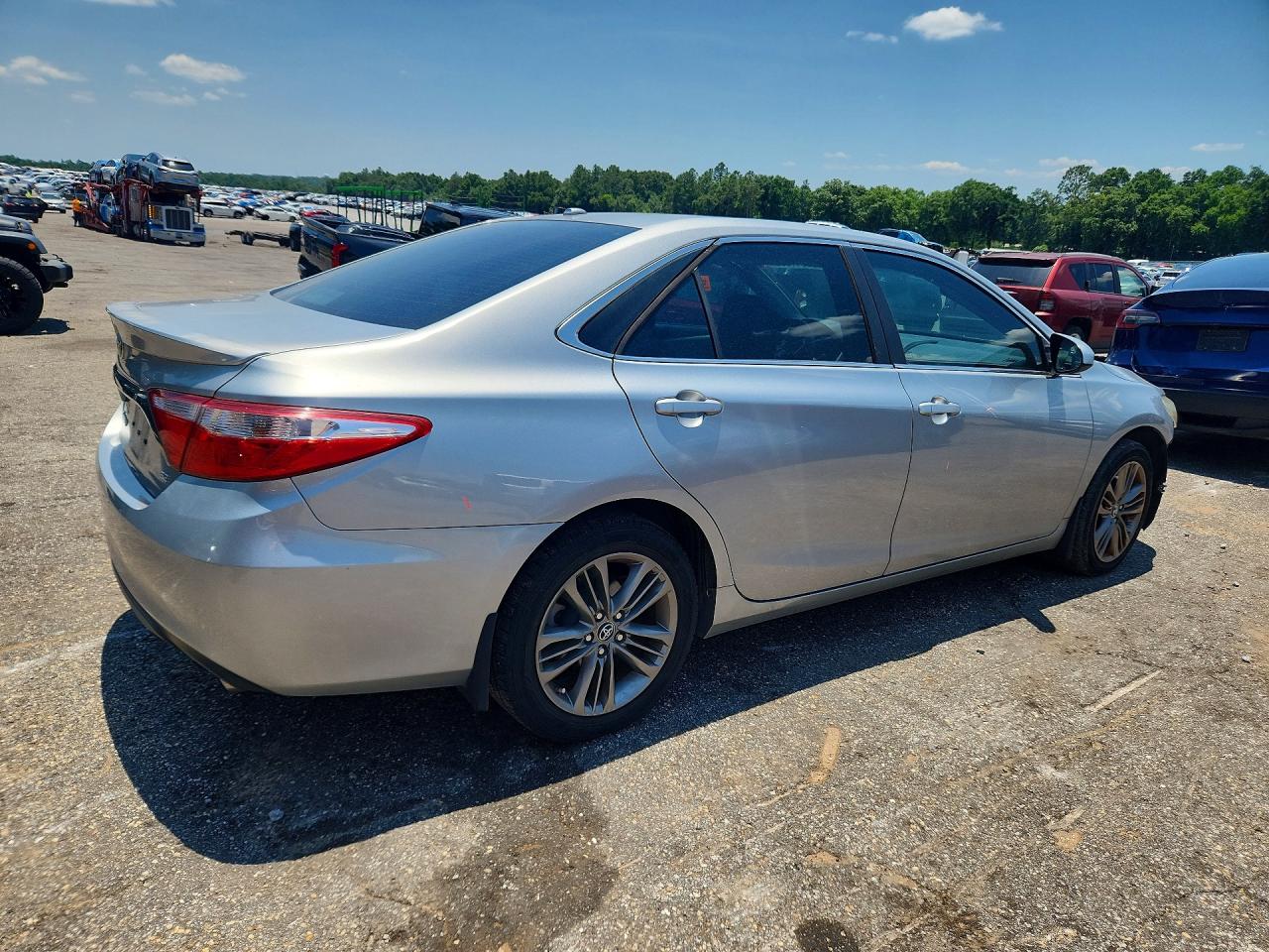 2015 Toyota Camry Se Silver vin: 4T1BF1FK1FU001239