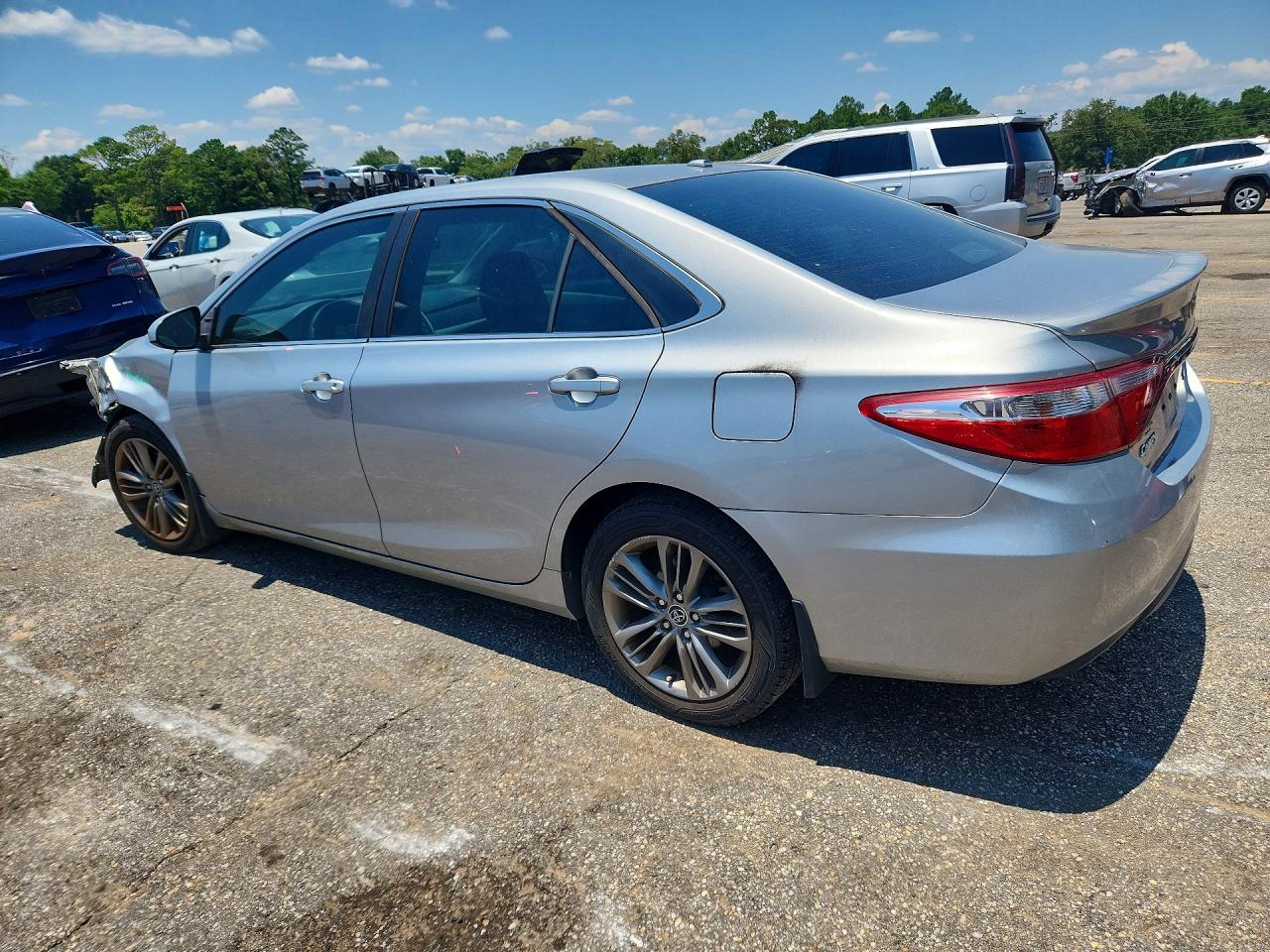 2015 Toyota Camry Se Silver vin: 4T1BF1FK1FU001239