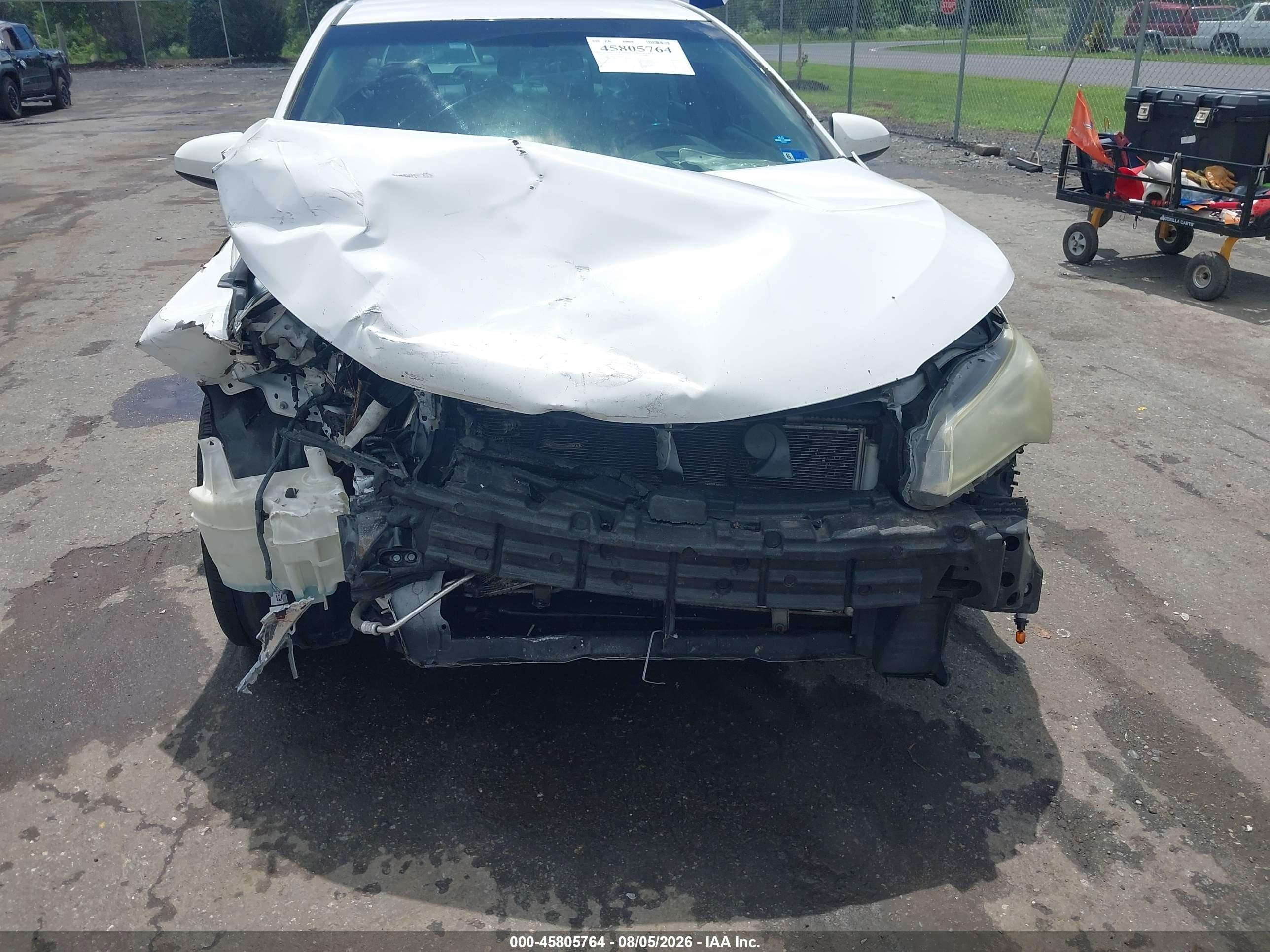 2015 Toyota Camry Se White vin: 4T1BF1FK1FU005209