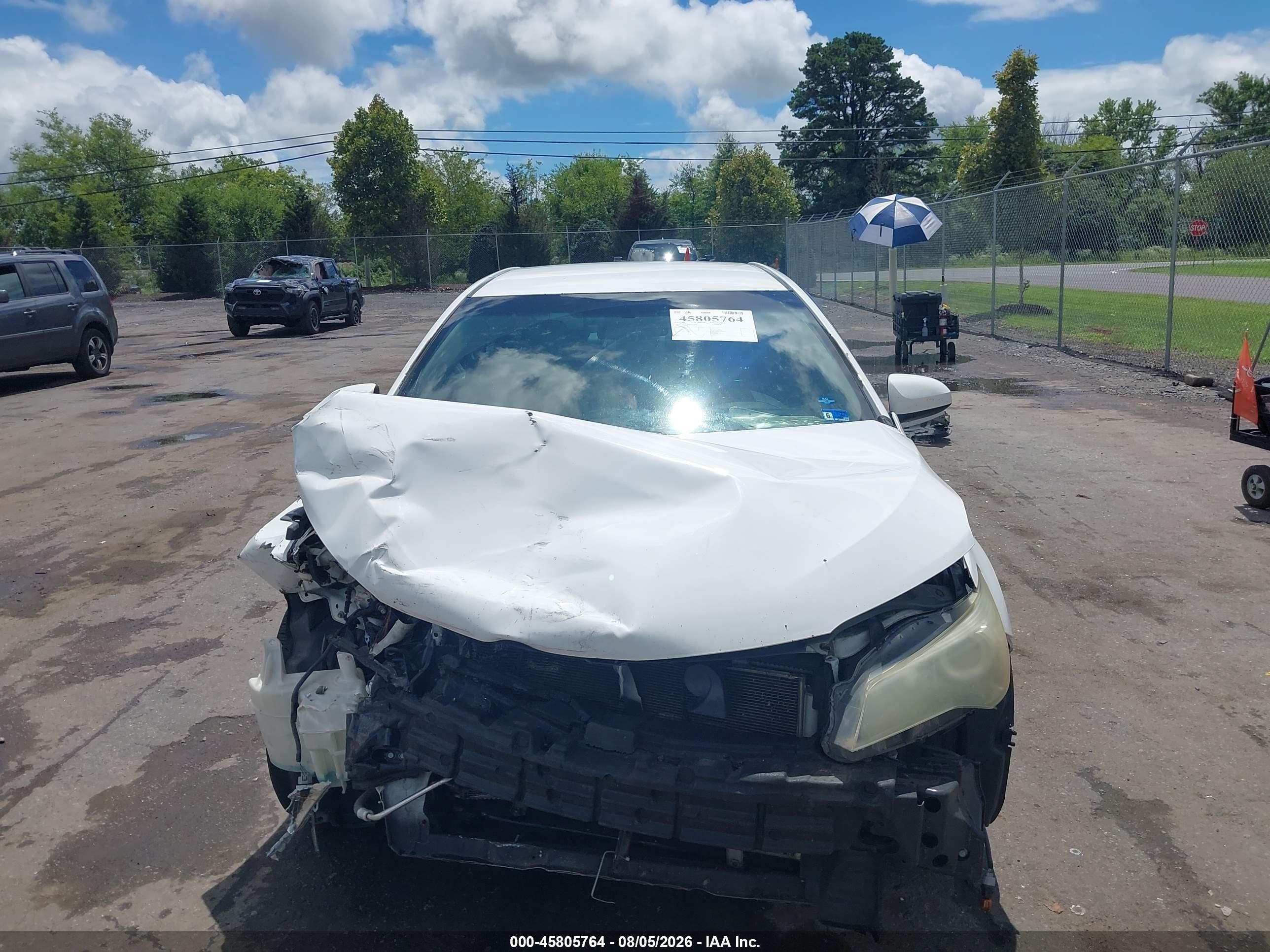 2015 Toyota Camry Se White vin: 4T1BF1FK1FU005209