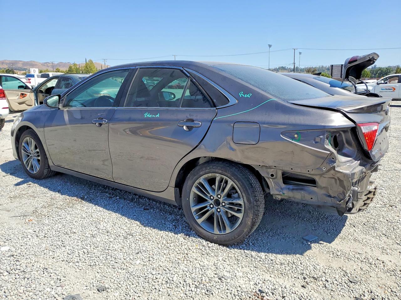 2015 Toyota Camry Se Charcoal vin: 4T1BF1FK1FU021801