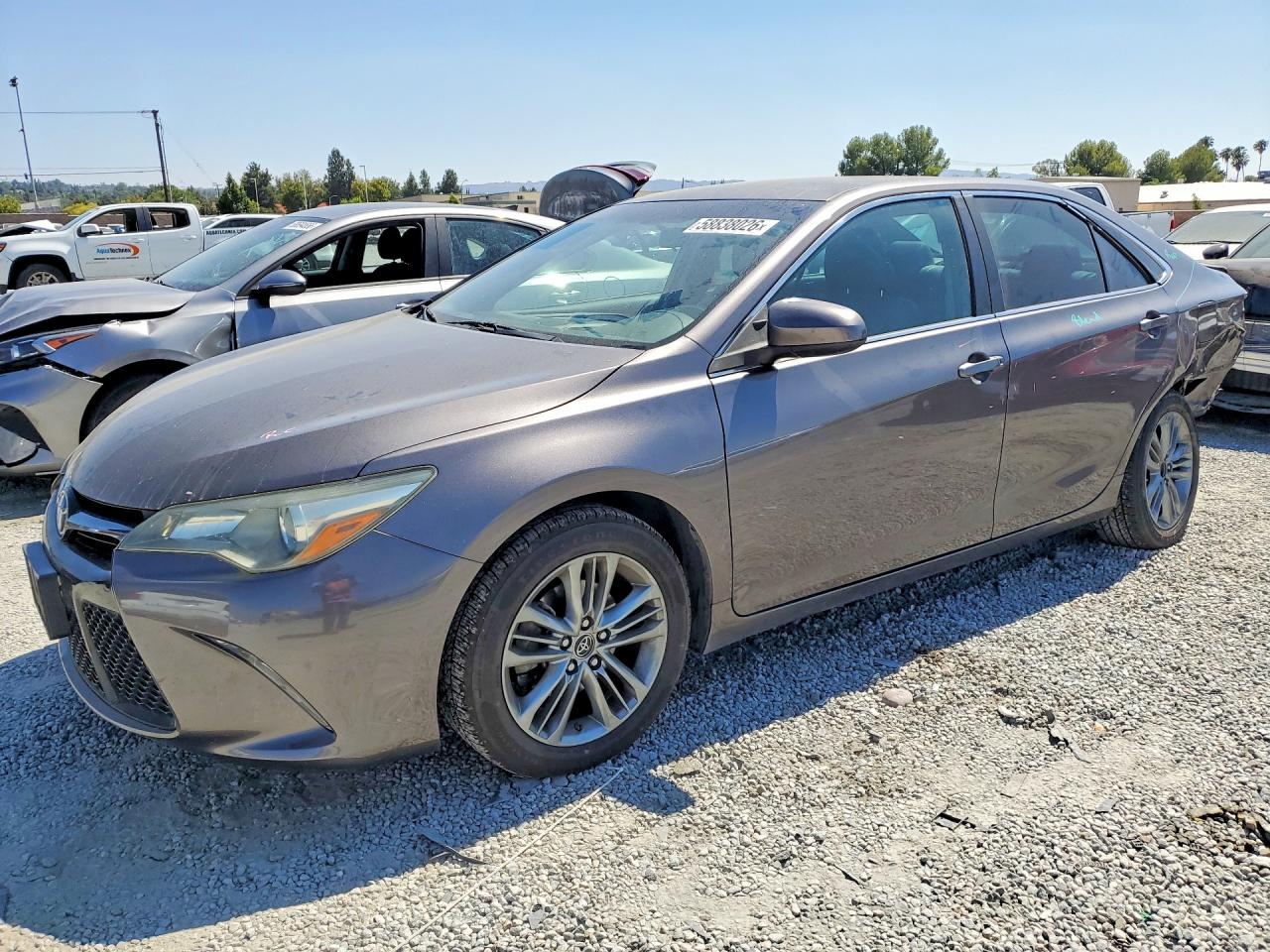 2015 Toyota Camry Se Charcoal vin: 4T1BF1FK1FU021801