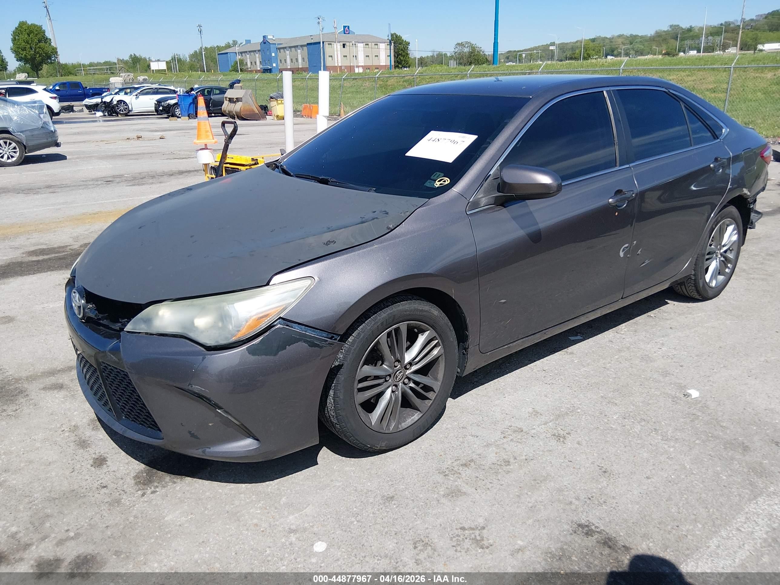 2015 Toyota Camry Se Gray vin: 4T1BF1FK1FU031647