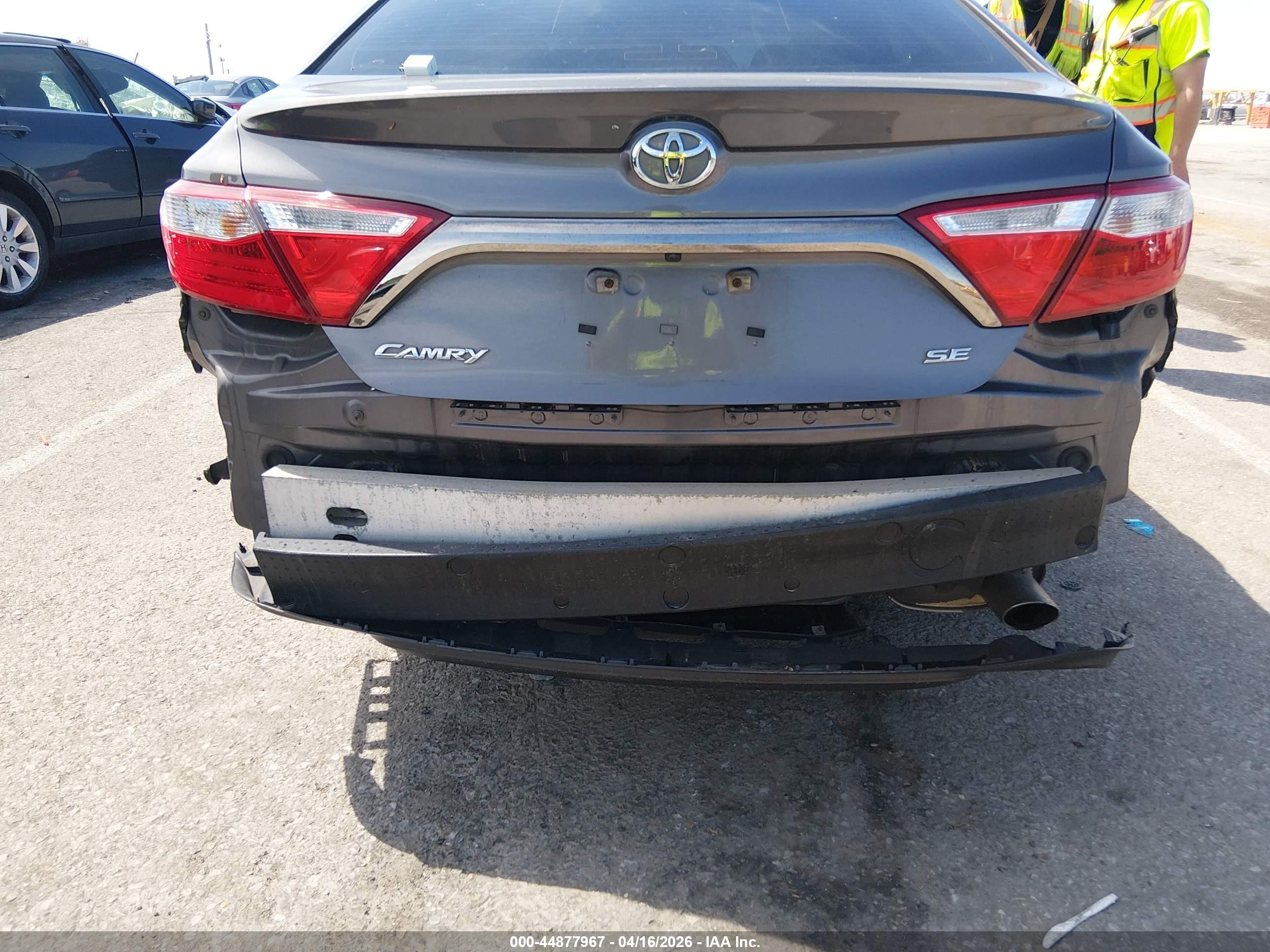 2015 Toyota Camry Se Gray vin: 4T1BF1FK1FU031647