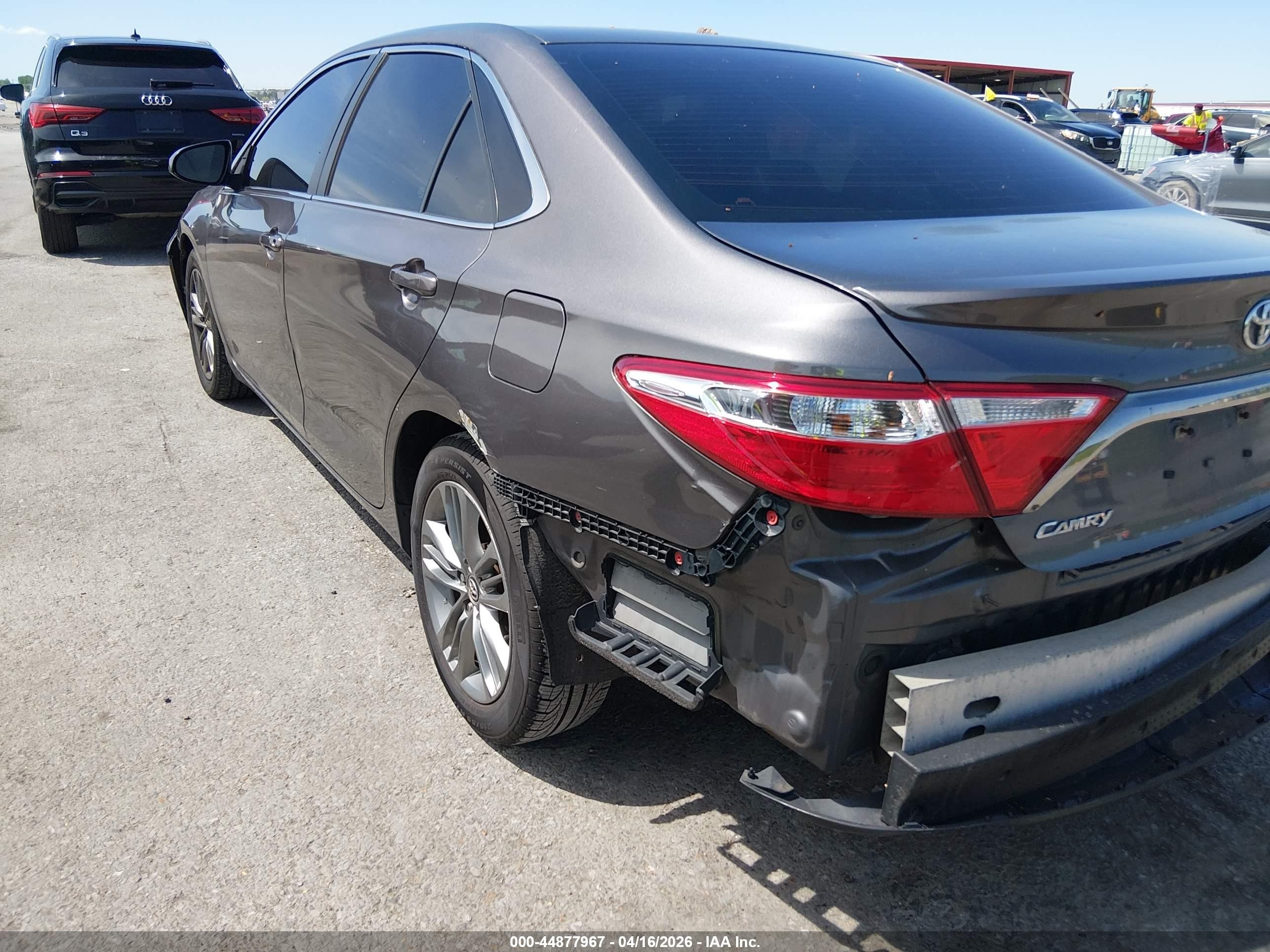2015 Toyota Camry Se Gray vin: 4T1BF1FK1FU031647