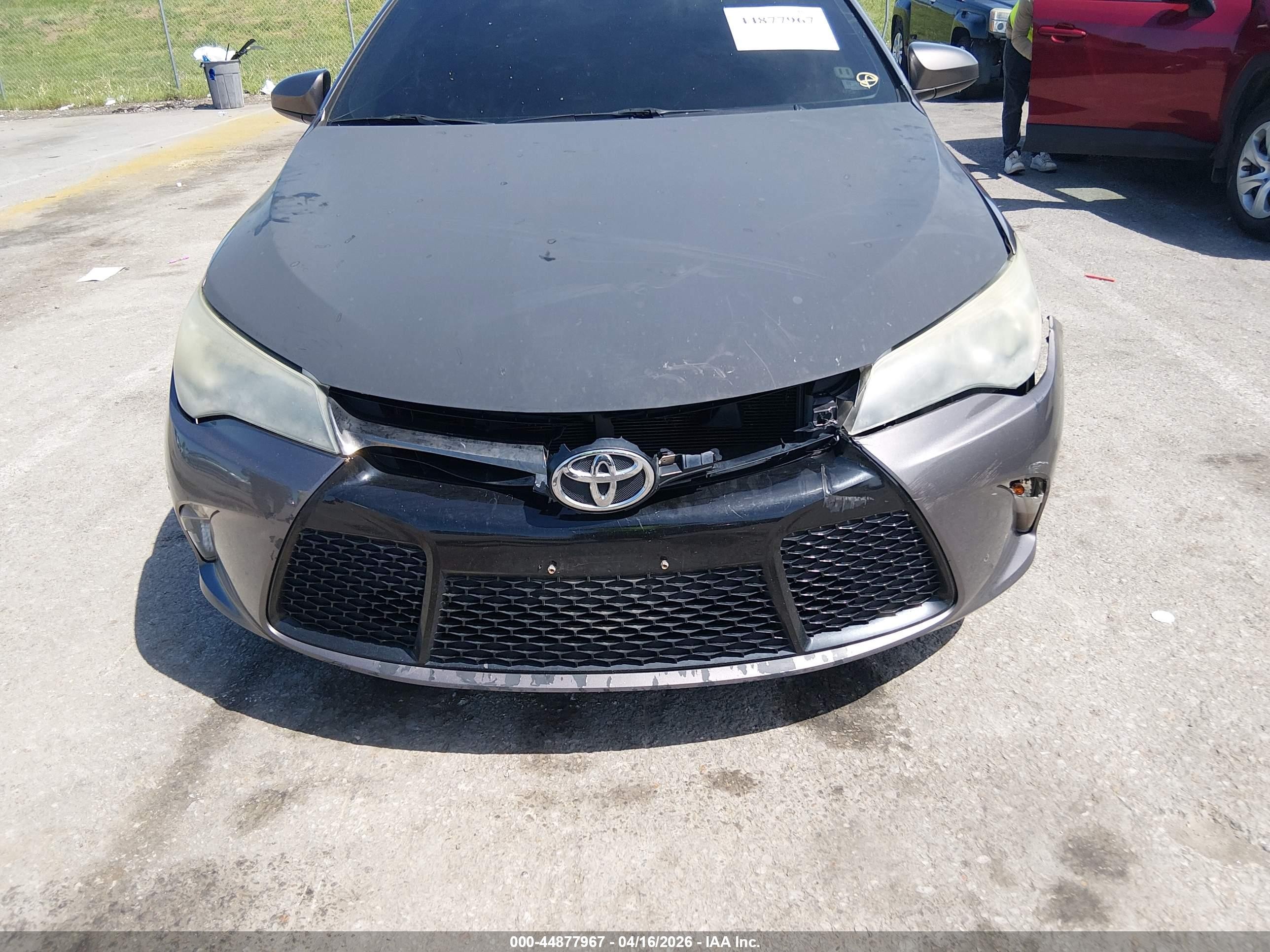 2015 Toyota Camry Se Gray vin: 4T1BF1FK1FU031647