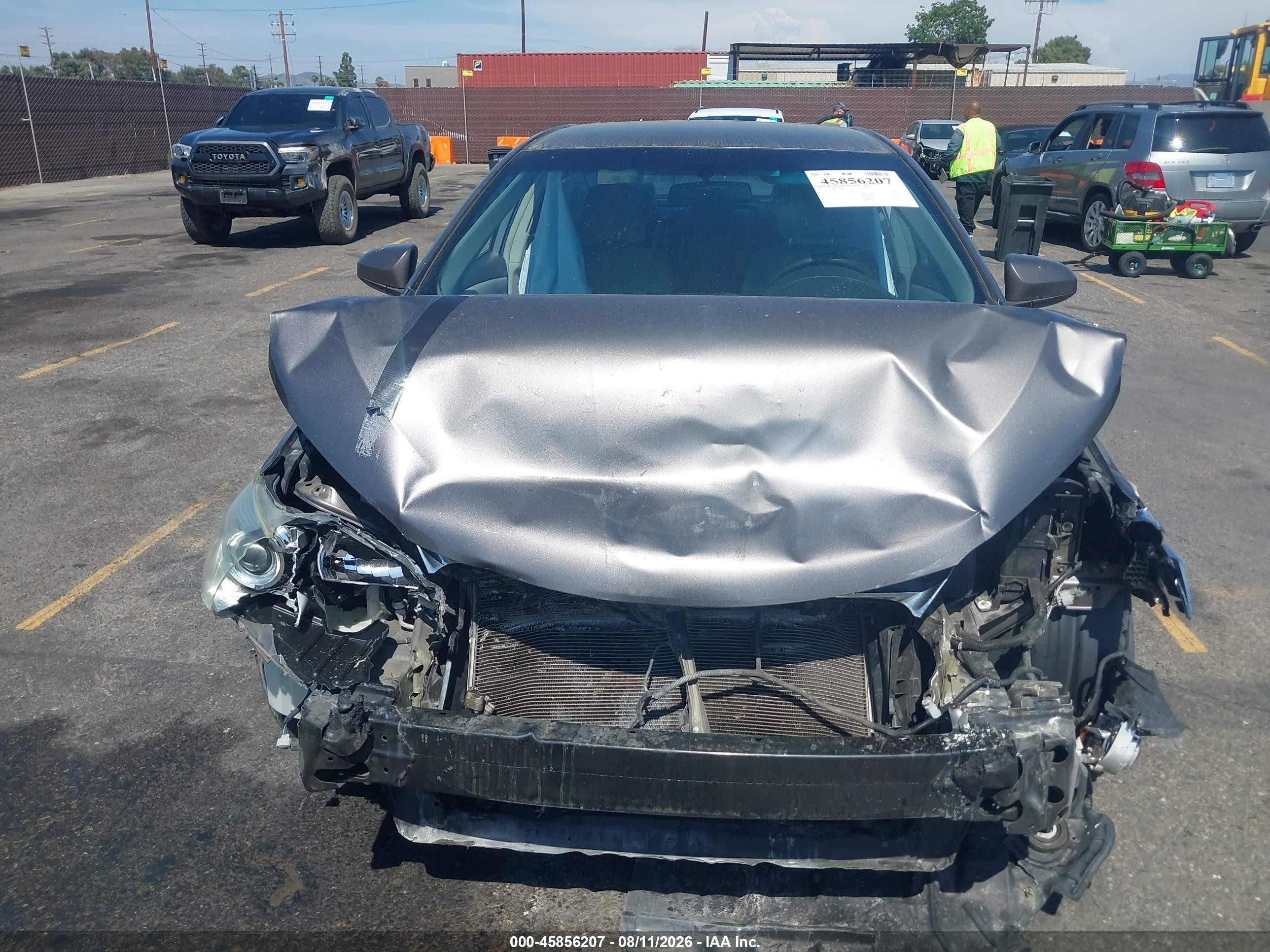 2015 Toyota Camry Le Gray vin: 4T1BF1FK1FU040381