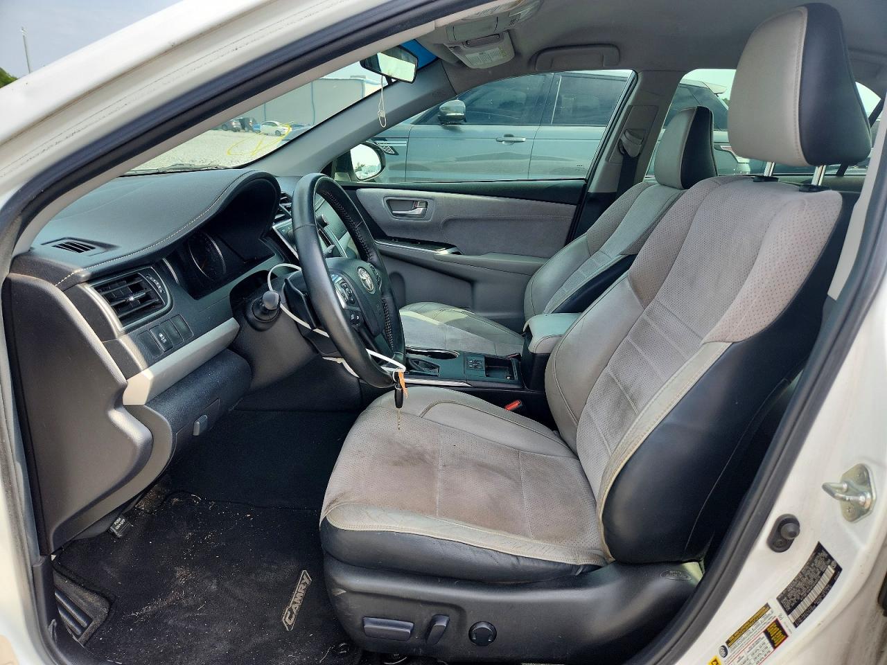 2015 Toyota Camry Xse White vin: 4T1BF1FK1FU048576