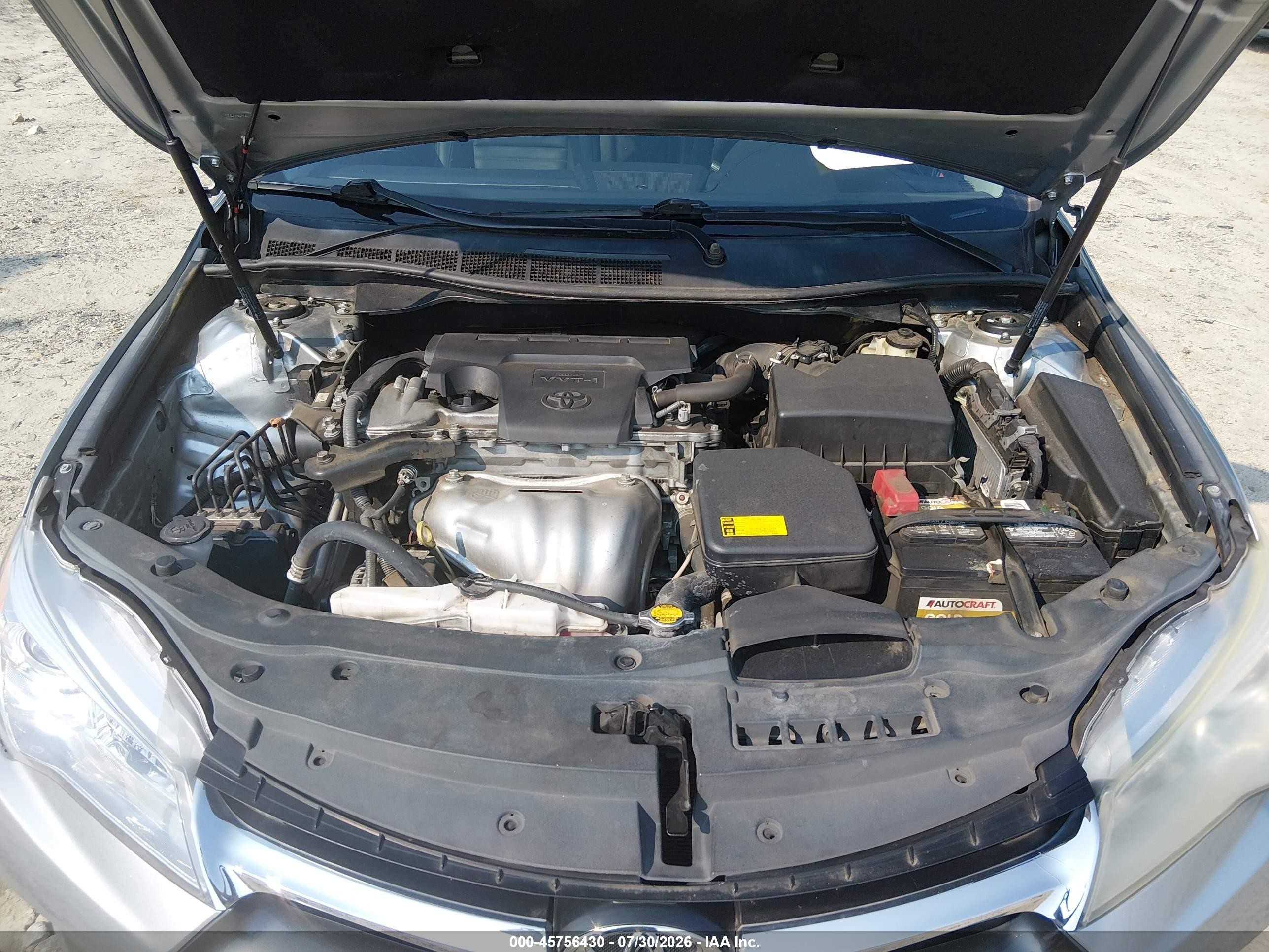 2015 Toyota Camry Xle Серебряный vin: 4T1BF1FK1FU060114