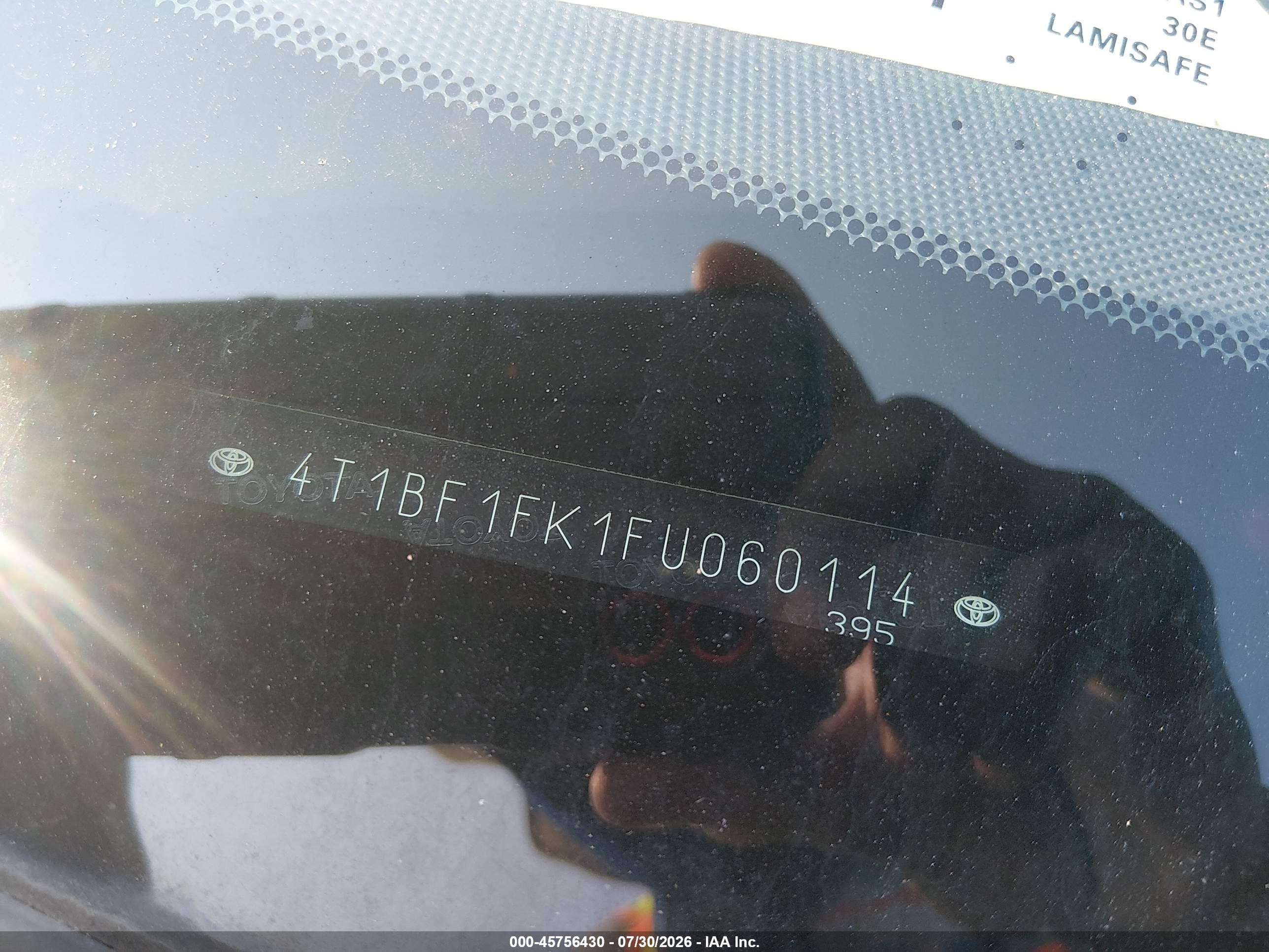 2015 Toyota Camry Xle Серебряный vin: 4T1BF1FK1FU060114