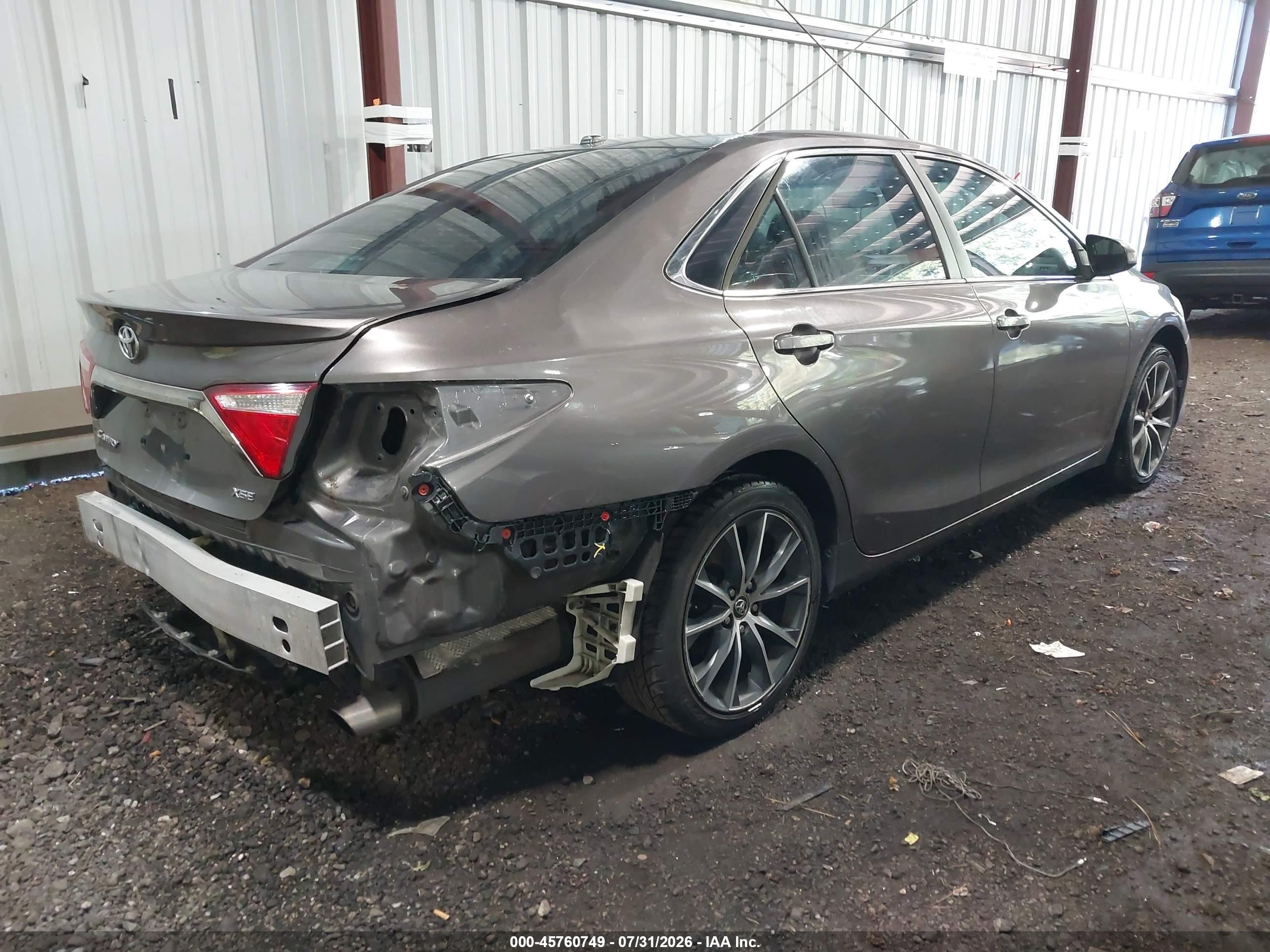 2015 Toyota Camry Xse Серый vin: 4T1BF1FK1FU062199