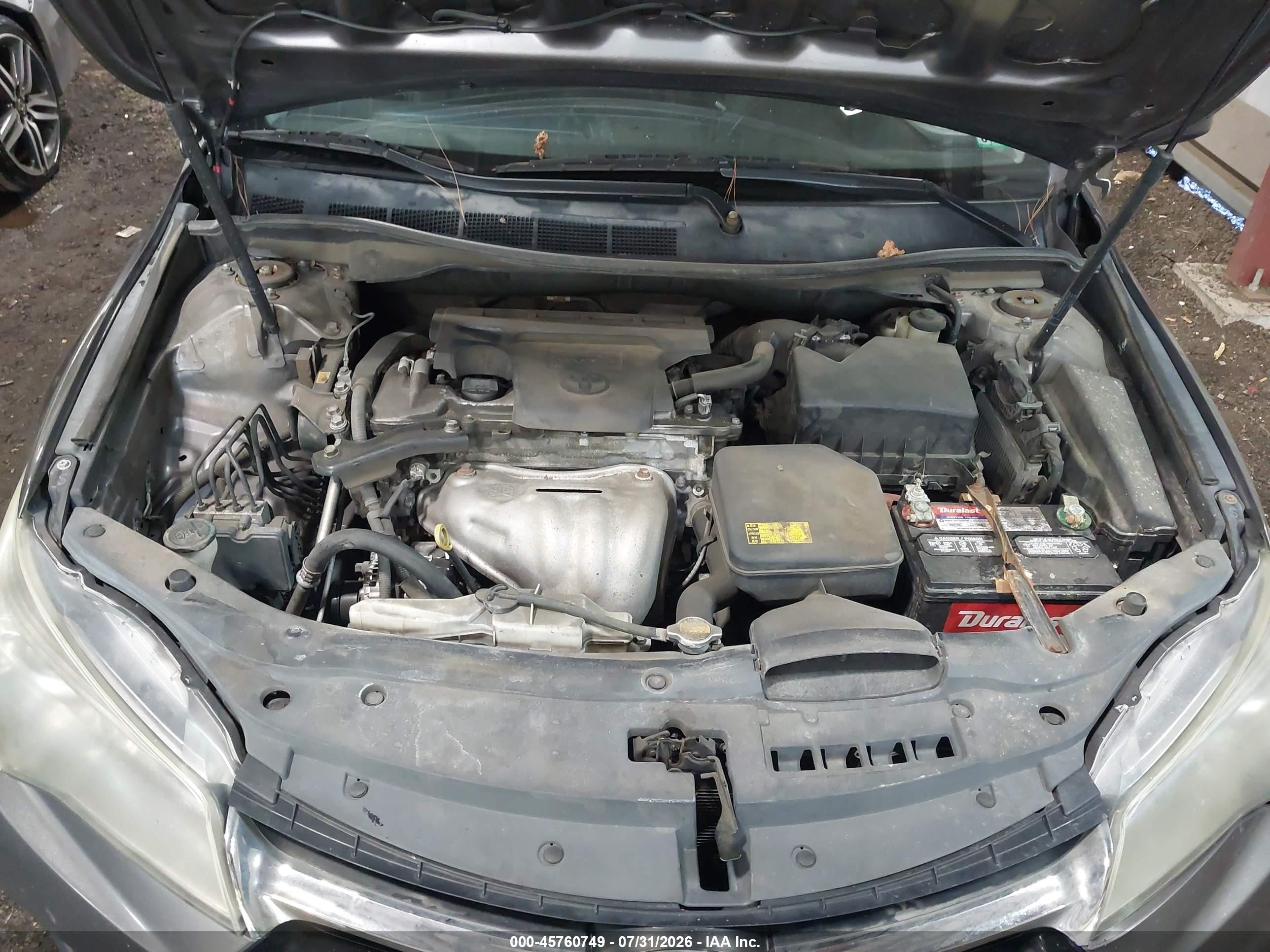 2015 Toyota Camry Xse Серый vin: 4T1BF1FK1FU062199