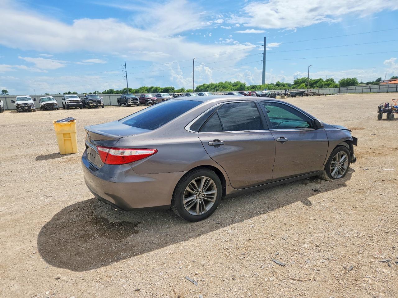 2015 Toyota Camry Se Gray vin: 4T1BF1FK1FU062350