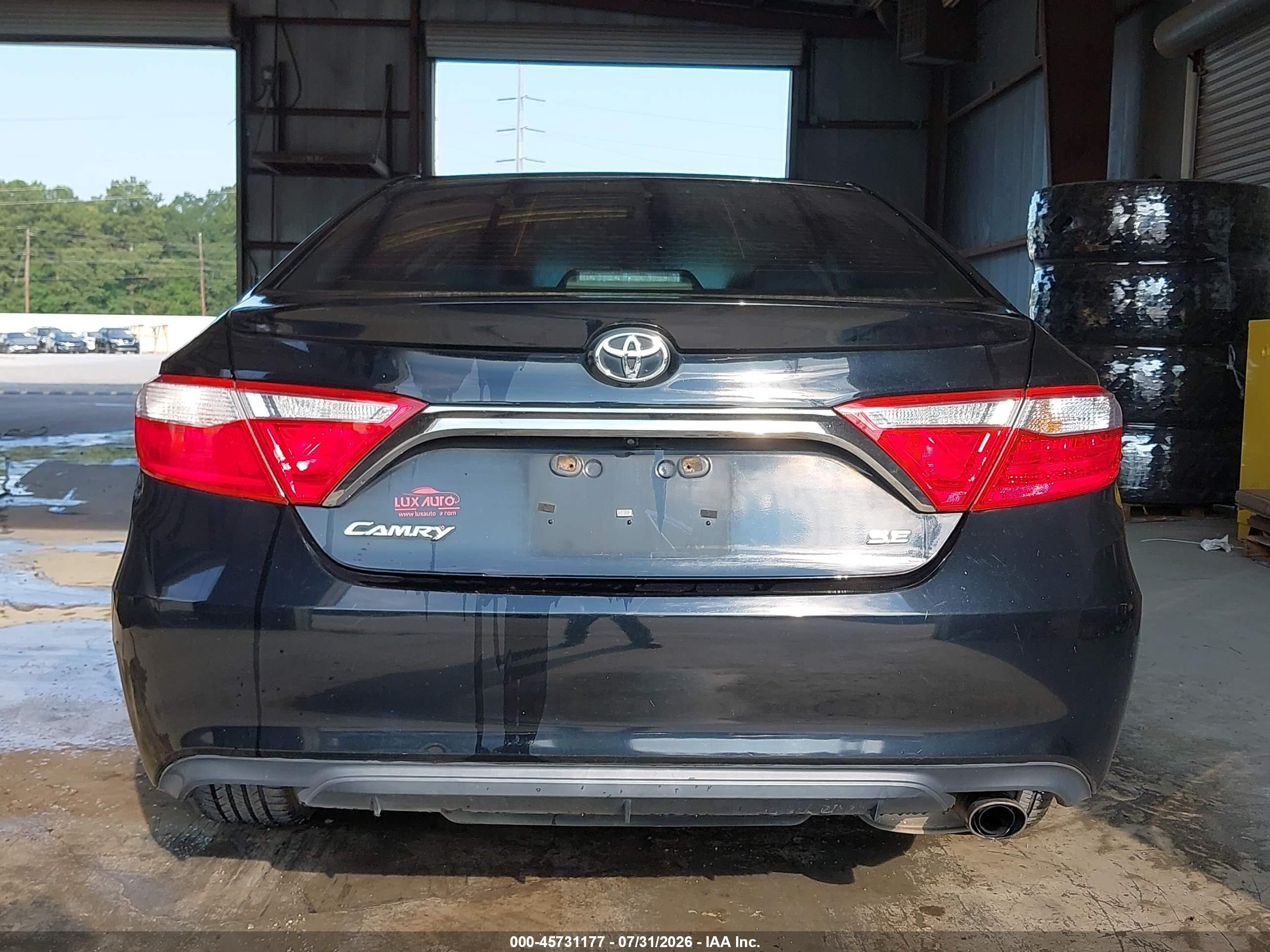 2015 Toyota Camry Se Dark Blue vin: 4T1BF1FK1FU070786