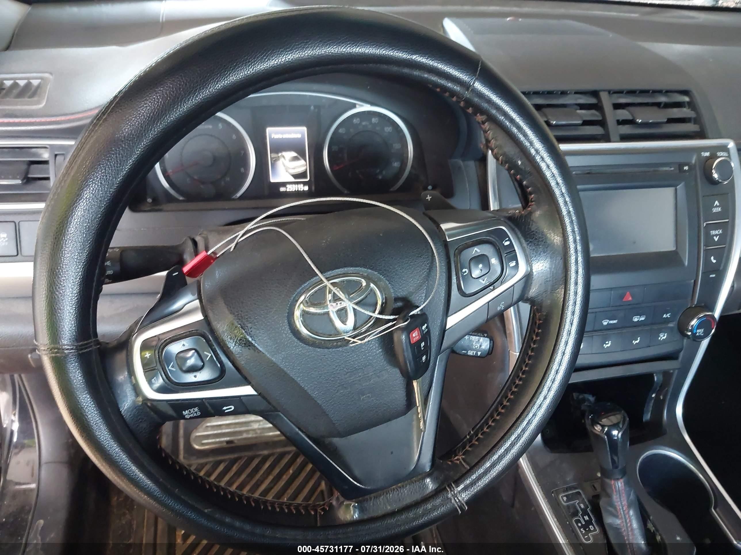 2015 Toyota Camry Se Dark Blue vin: 4T1BF1FK1FU070786