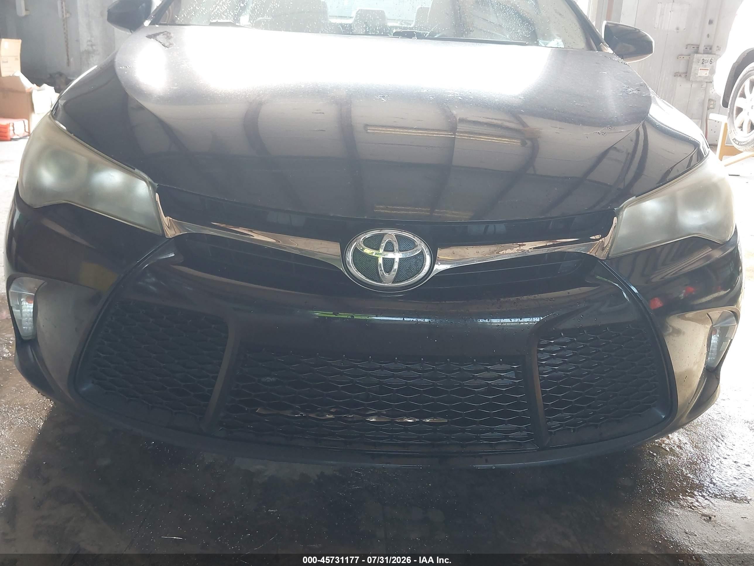 2015 Toyota Camry Se Dark Blue vin: 4T1BF1FK1FU070786