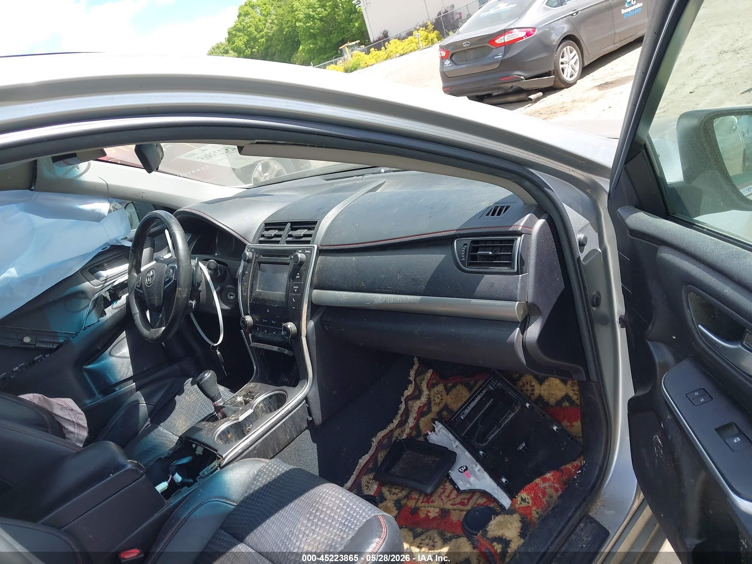 2015 Toyota Camry Se Gray vin: 4T1BF1FK1FU071467