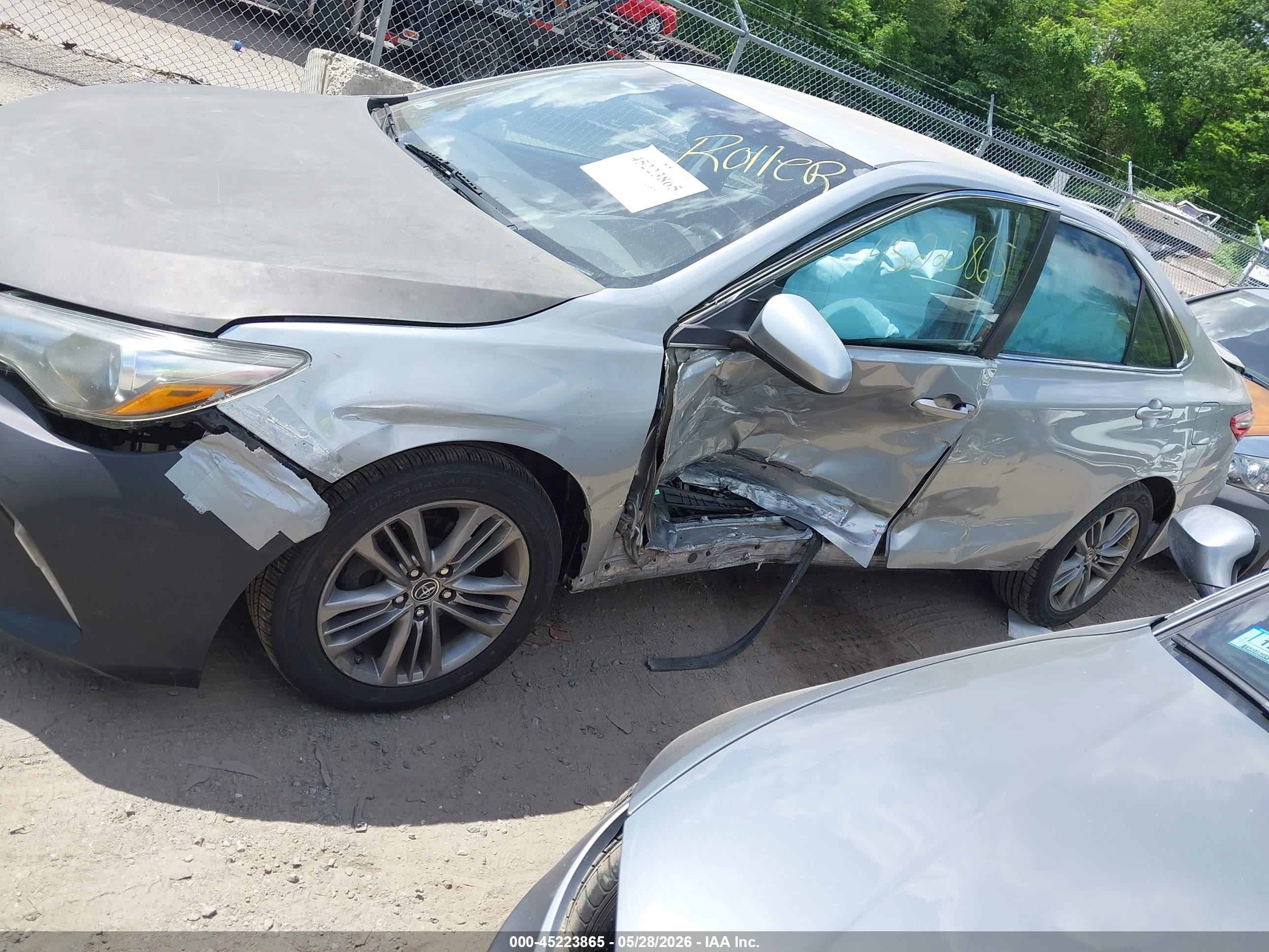 2015 Toyota Camry Se Gray vin: 4T1BF1FK1FU071467