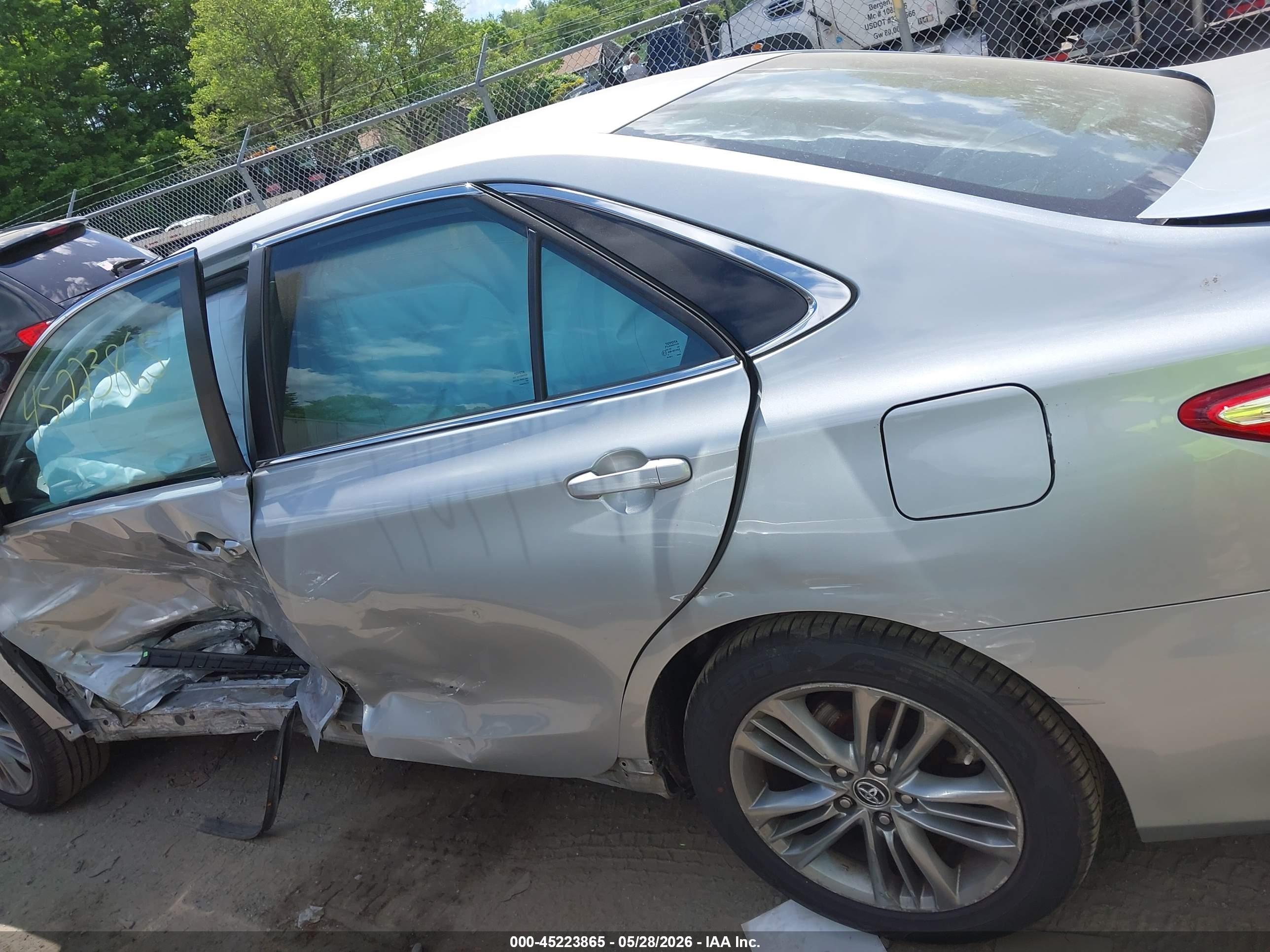 2015 Toyota Camry Se Gray vin: 4T1BF1FK1FU071467