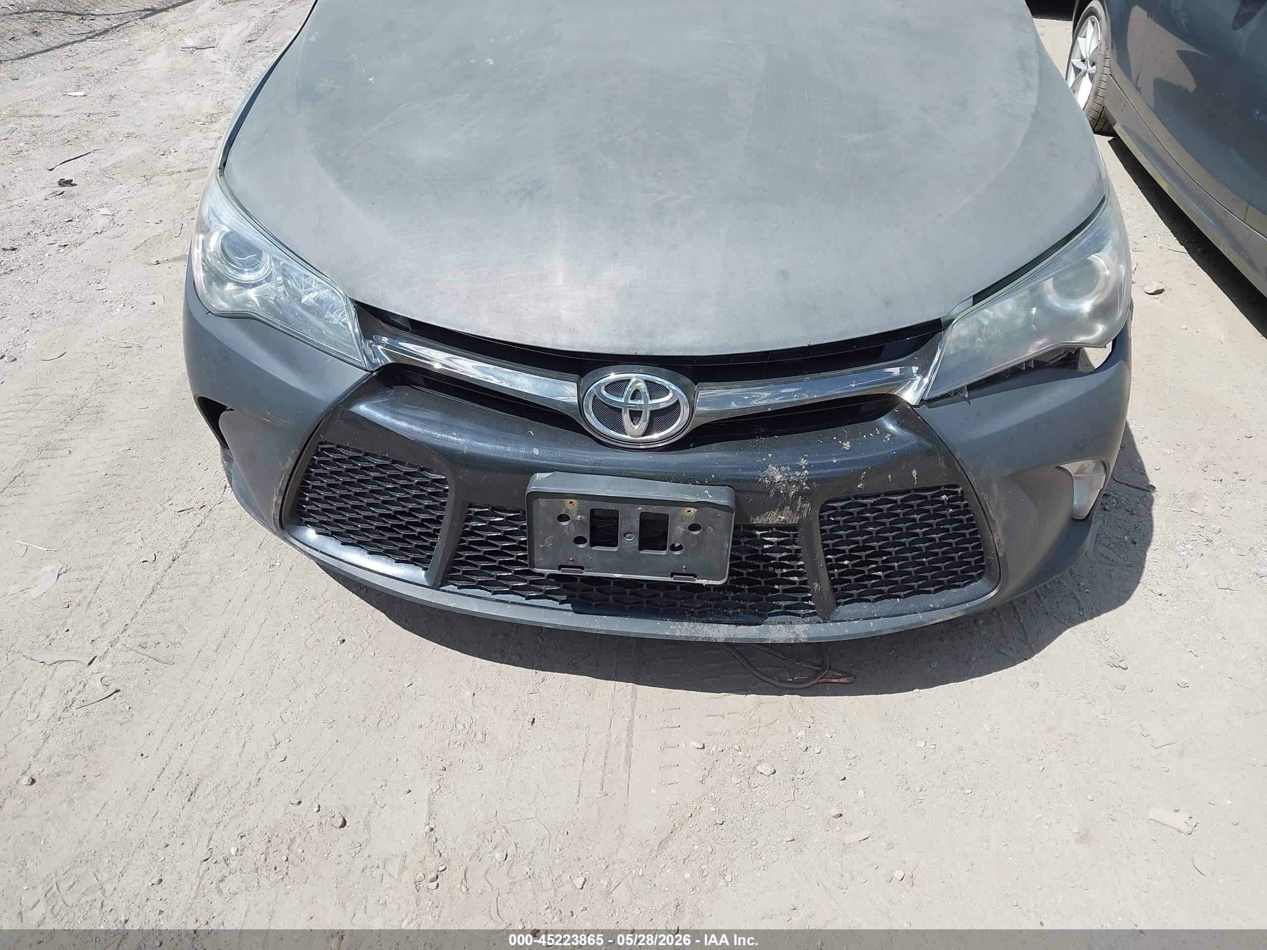 2015 Toyota Camry Se Gray vin: 4T1BF1FK1FU071467