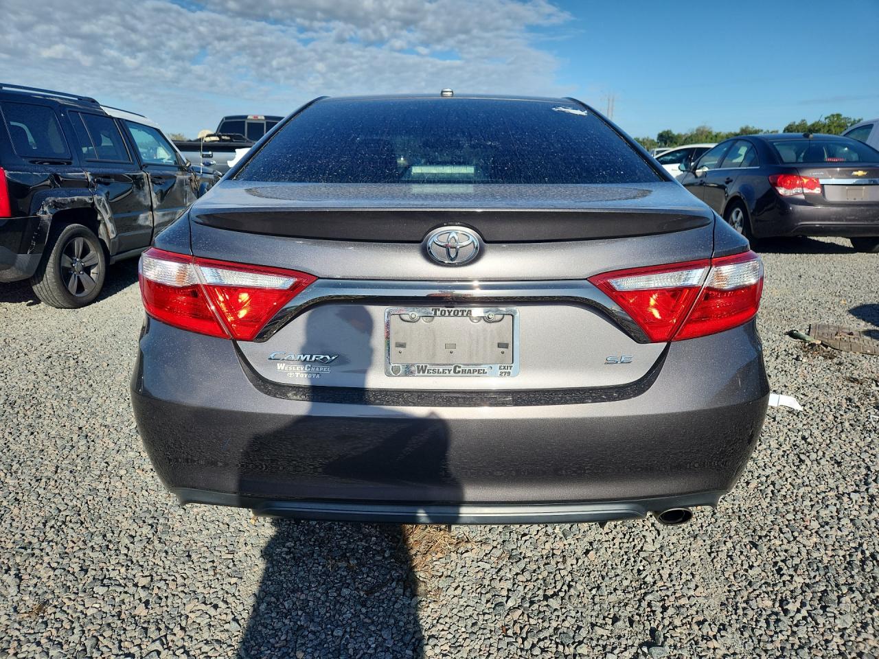 2015 Toyota Camry Se Серый vin: 4T1BF1FK1FU084302