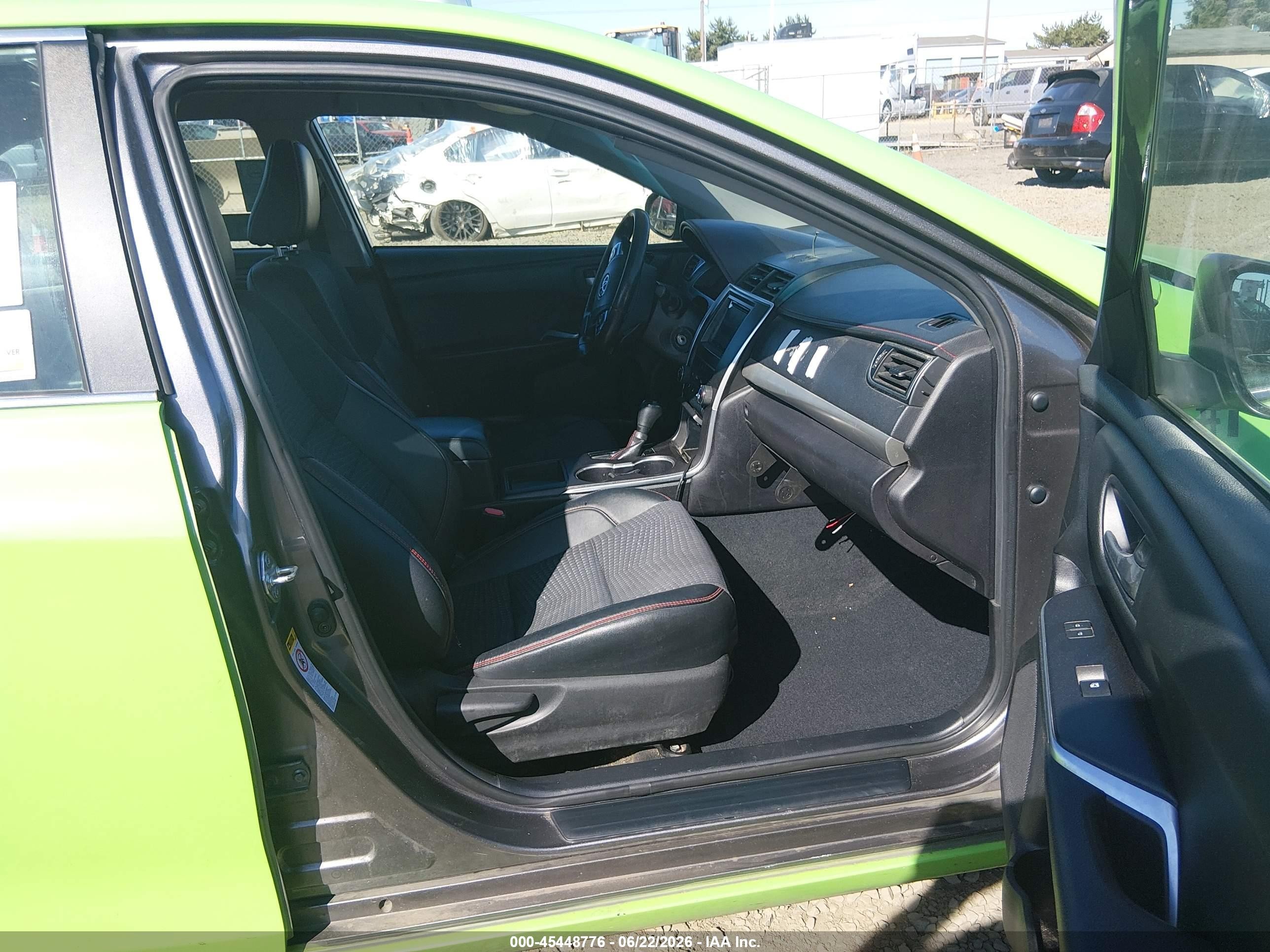 2015 Toyota Camry Se Зеленый vin: 4T1BF1FK1FU090424