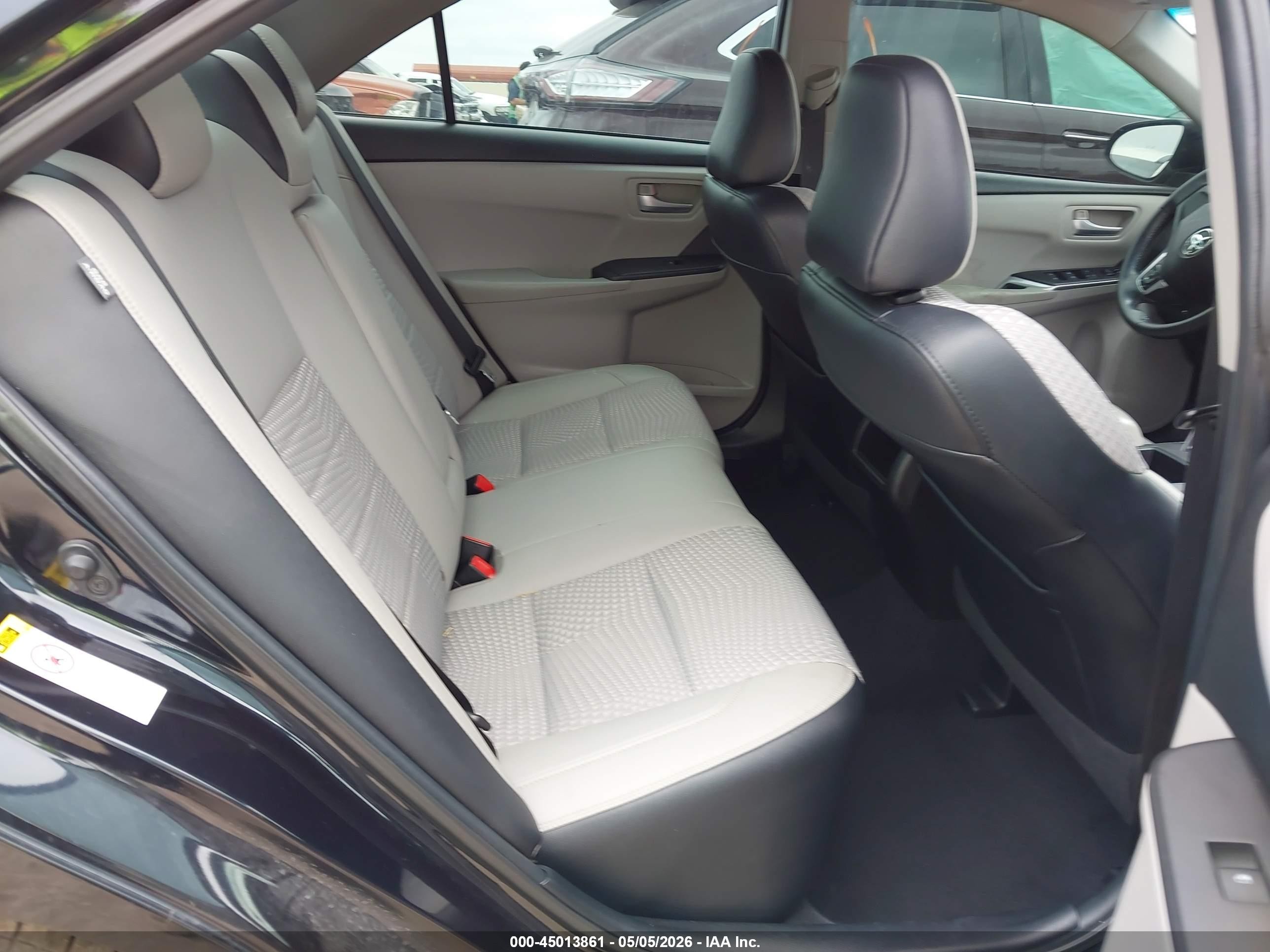 2015 Toyota Camry Se Черный vin: 4T1BF1FK1FU096708