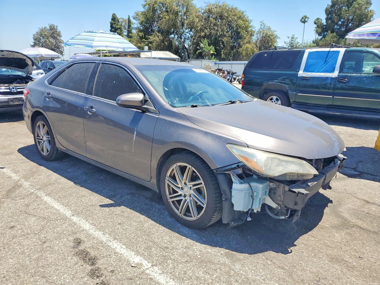 2015 Toyota Camry Se Серый vin: 4T1BF1FK1FU105214