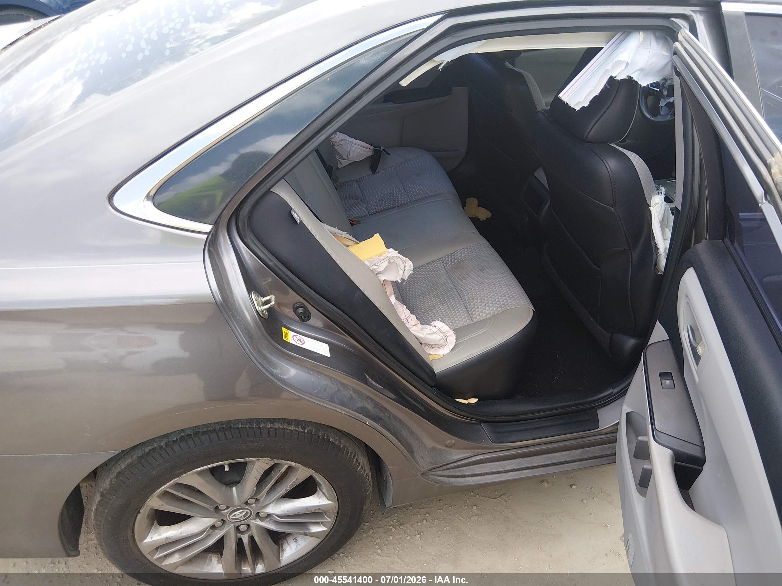 2015 Toyota Camry Se Gray vin: 4T1BF1FK1FU107514